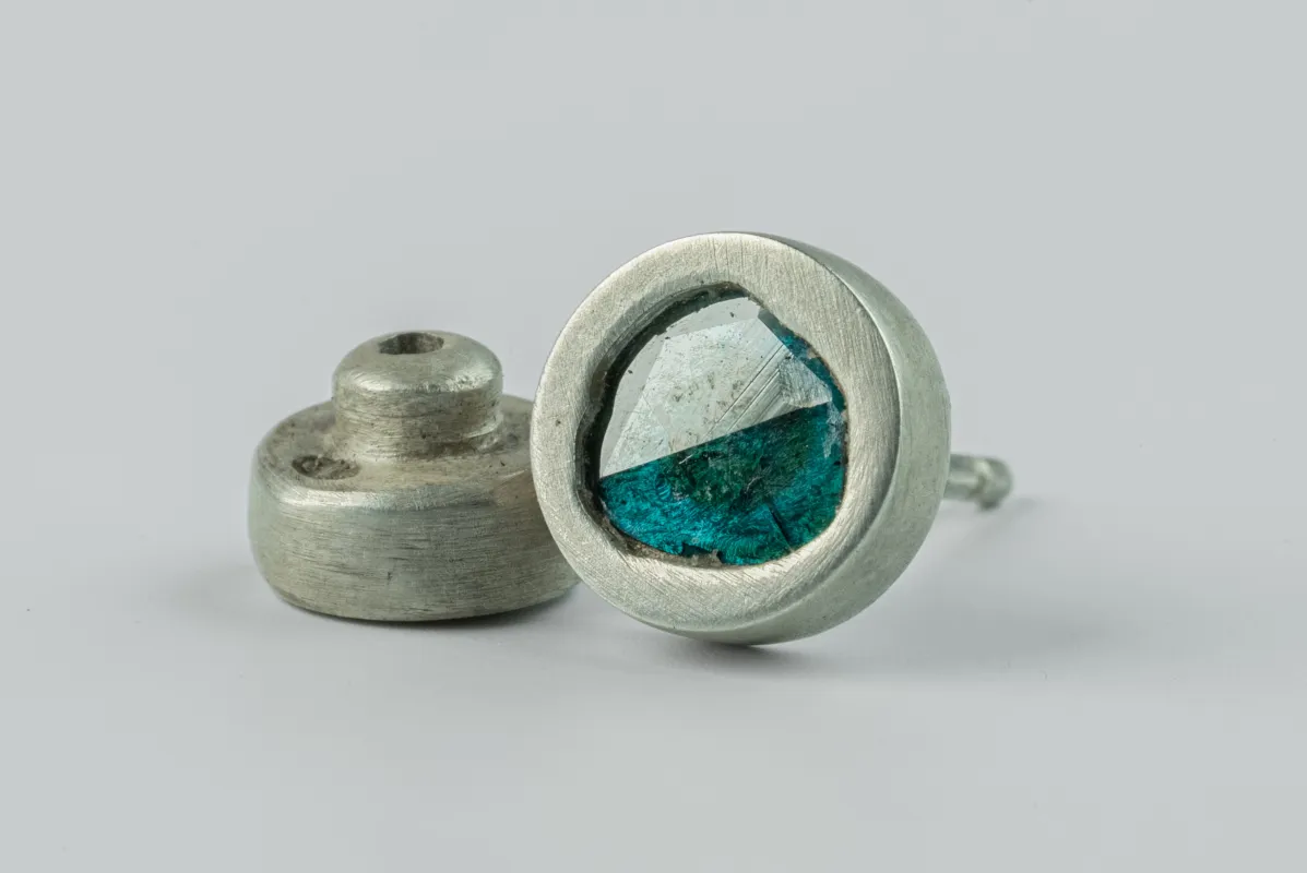 Stud Earring (0.2 CT, Blue Diamond Slabs, DA+BDIA) sold by Parts of Four