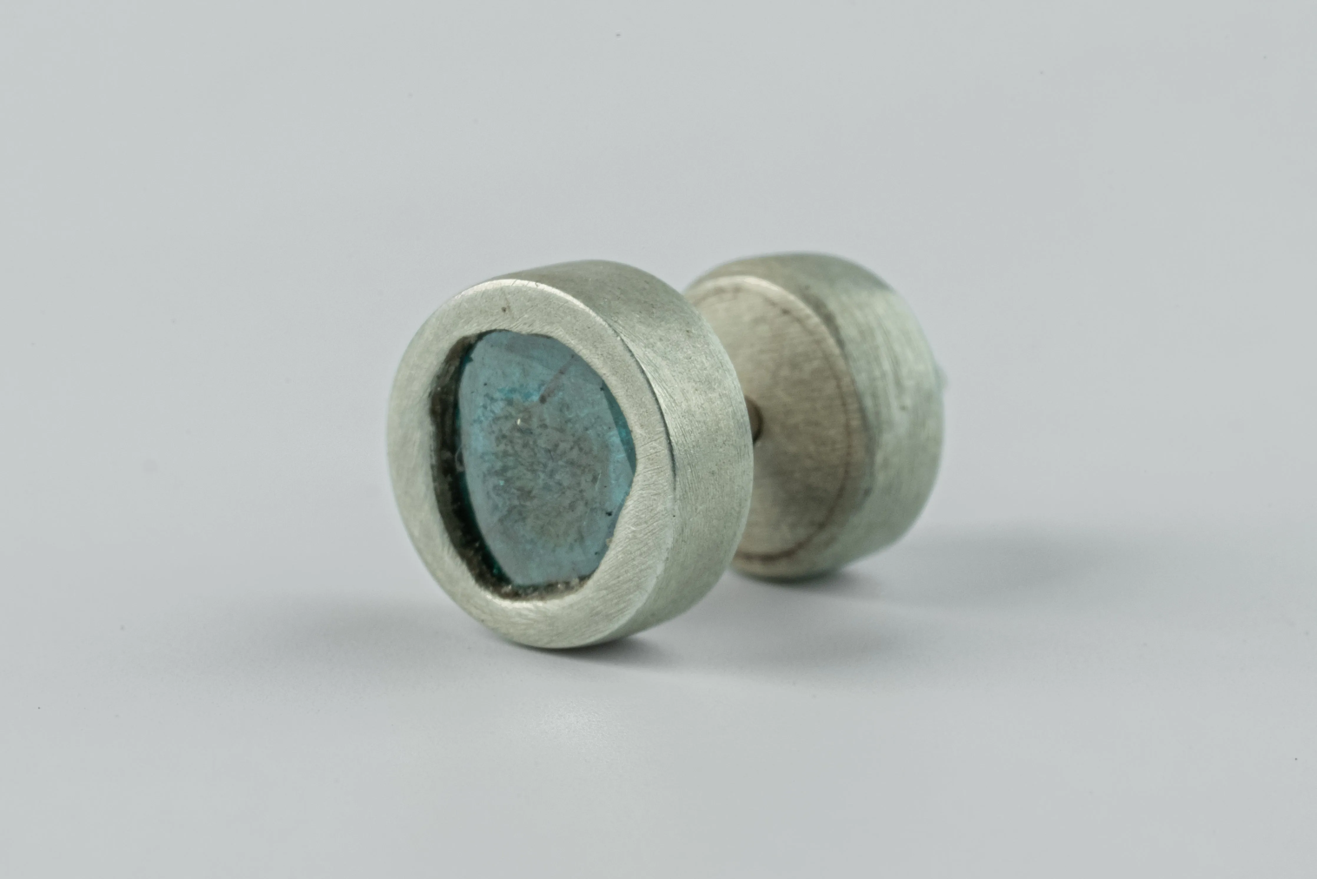 Stud Earring (0.2 CT, Blue Diamond Slabs, DA+BDIA) sold by Parts of Four product image thumbnail 2