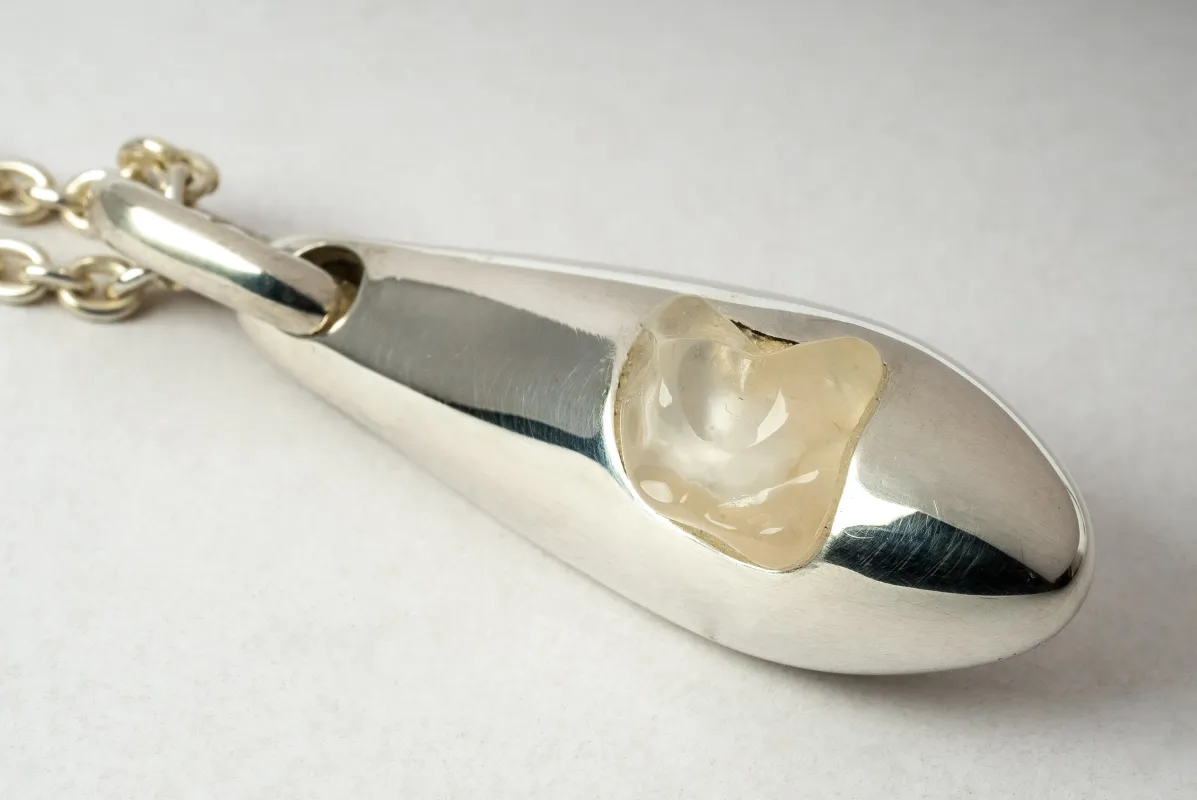 Chrysalis Necklace (Cremaster Emergence, Opal, PA+OPL) sold by Parts of Four