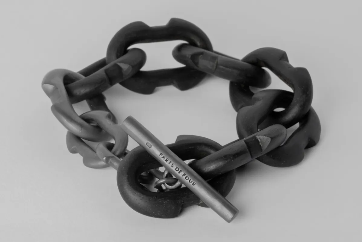 Deco Link Toggle Chain Bracelet (Small Links, KU+KA) sold by Parts of Four