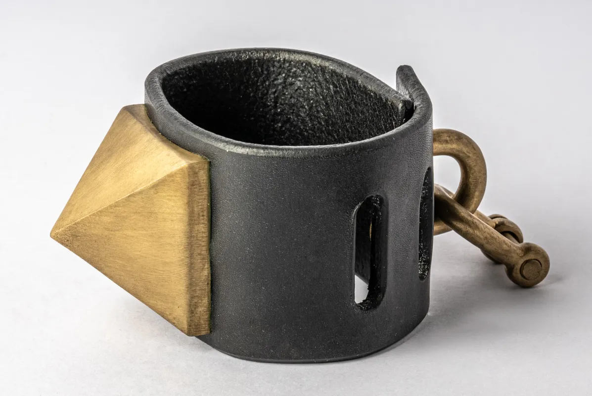 Restraint Charm Bracelet (Mega Pyramid Var., 50mm, BLK+MR) sold by Parts of Four