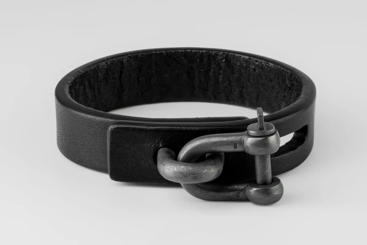 Restraint Charm Bracelet (15mm, BLK+KA) sold by Parts of Four