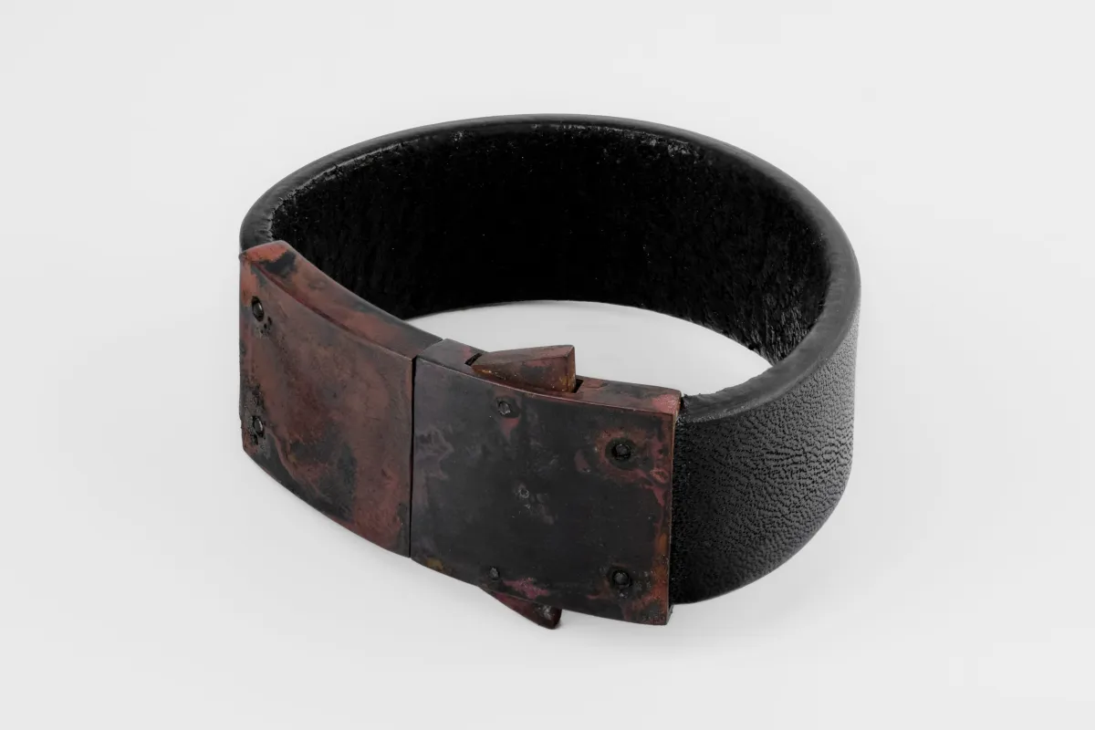 Box Lock Bracelet v2 (BLK+DR) sold by Parts of Four