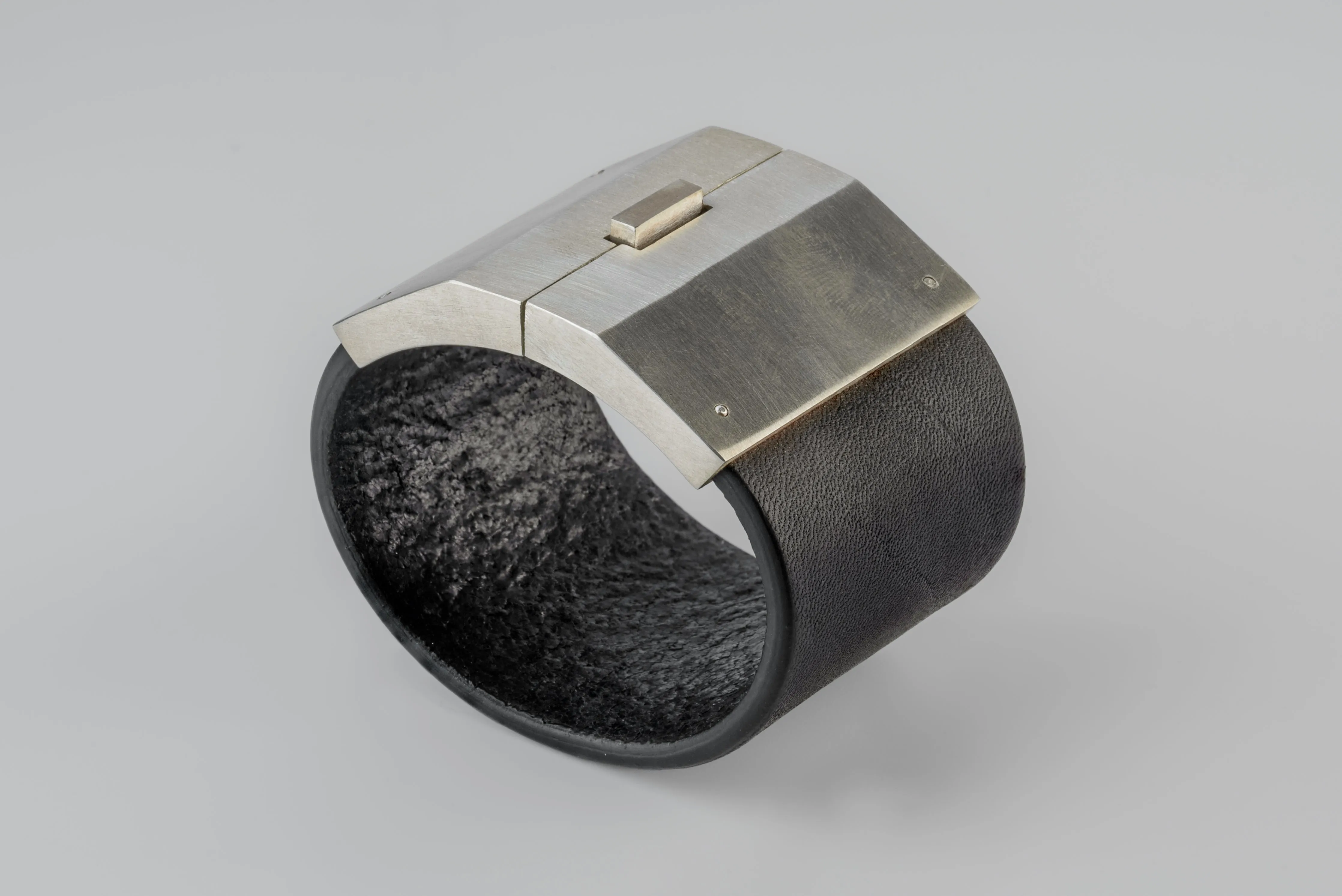 Box Lock Bracelet (Facet, Wide, BLK+MA) sold by Parts of Four product image thumbnail 2