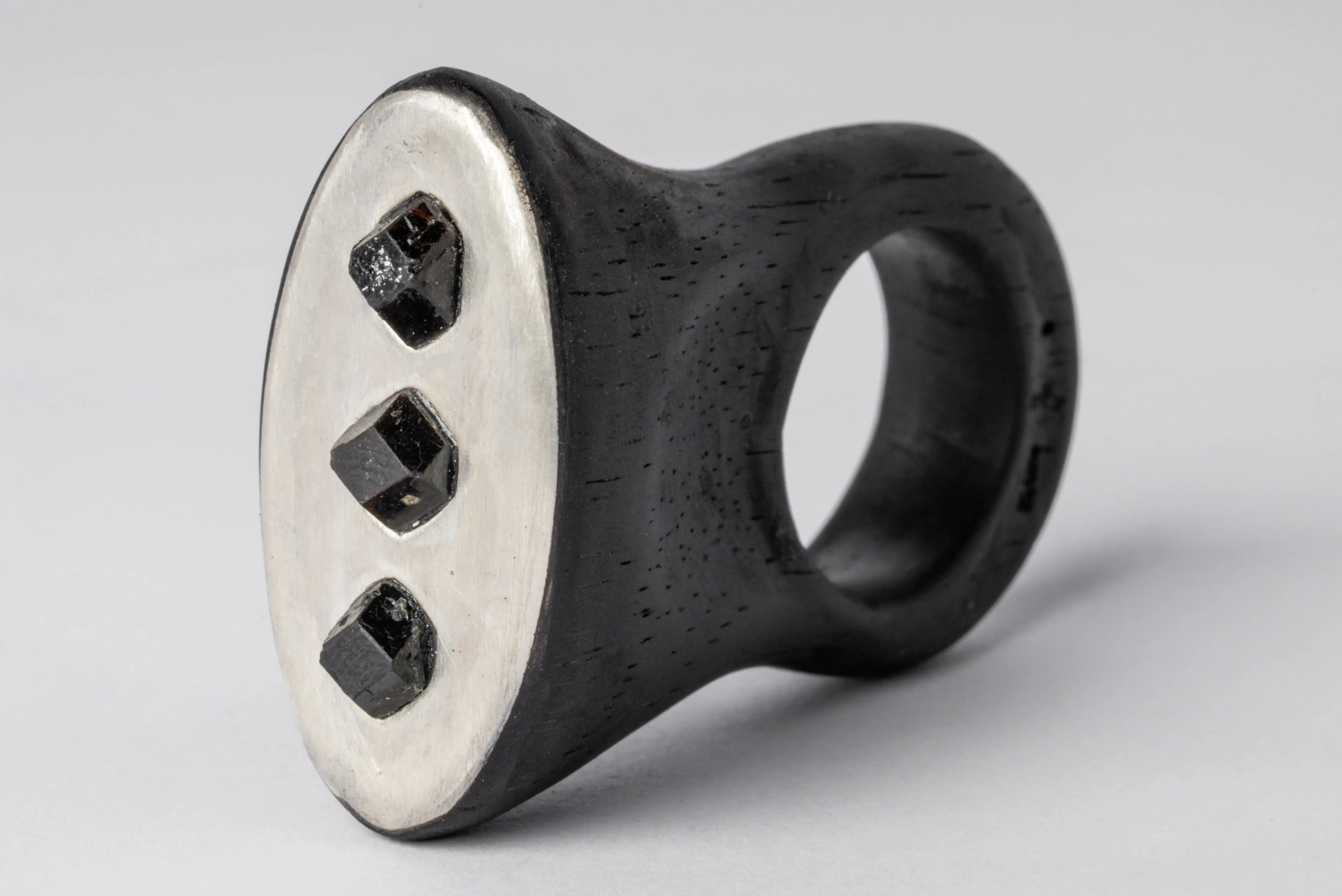 Giant Roman Ring (3-Stone, Garnet, KU+MA+GAR) sold by Parts of Four product image thumbnail 2