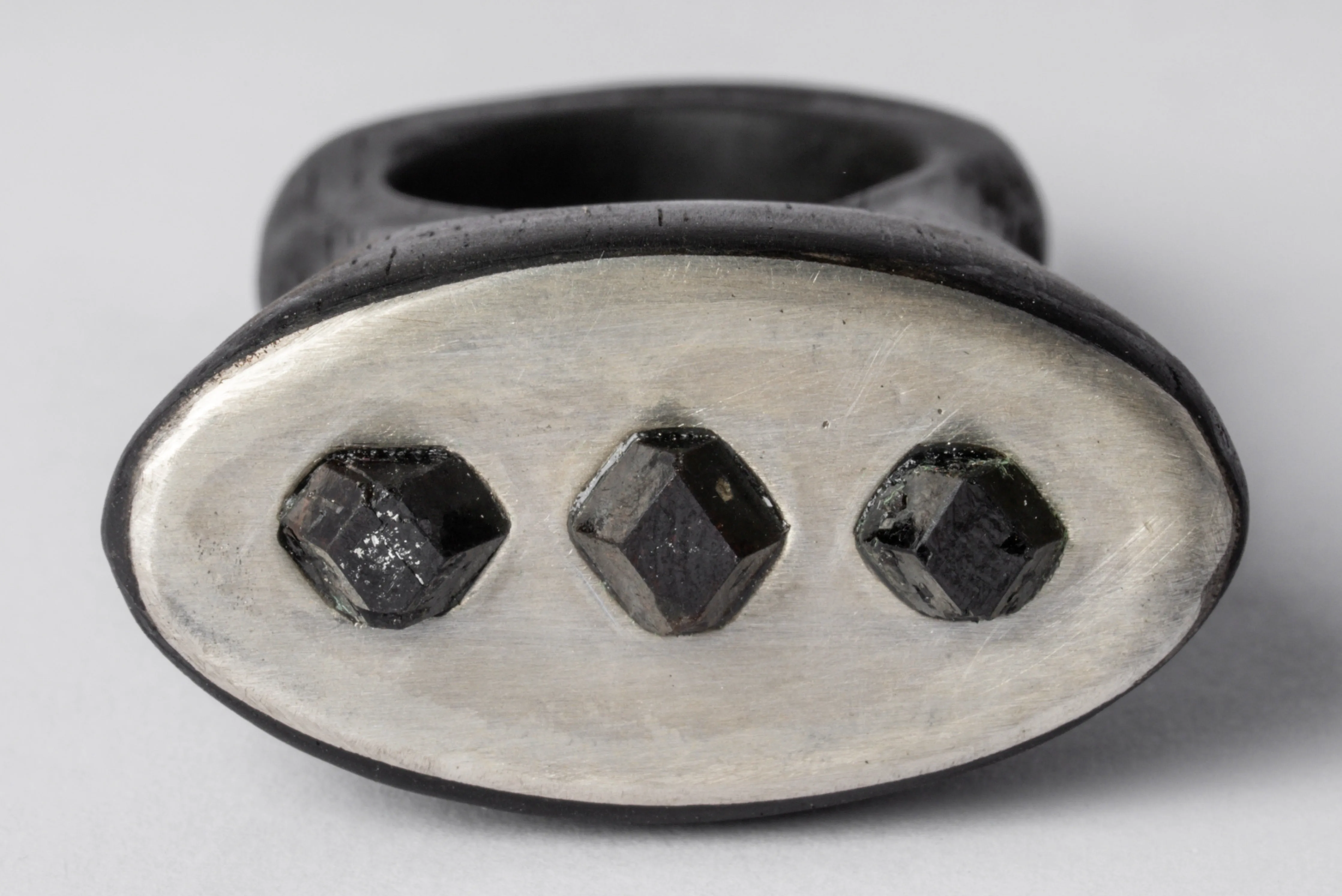 Giant Roman Ring (3-Stone, Garnet, KU+MA+GAR) sold by Parts of Four product image thumbnail 3