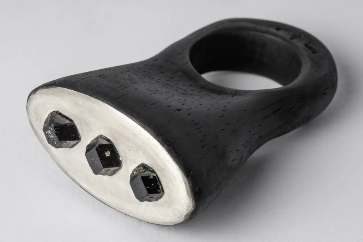 Giant Roman Ring (3-Stone, Garnet, KU+MA+GAR) sold by Parts of Four