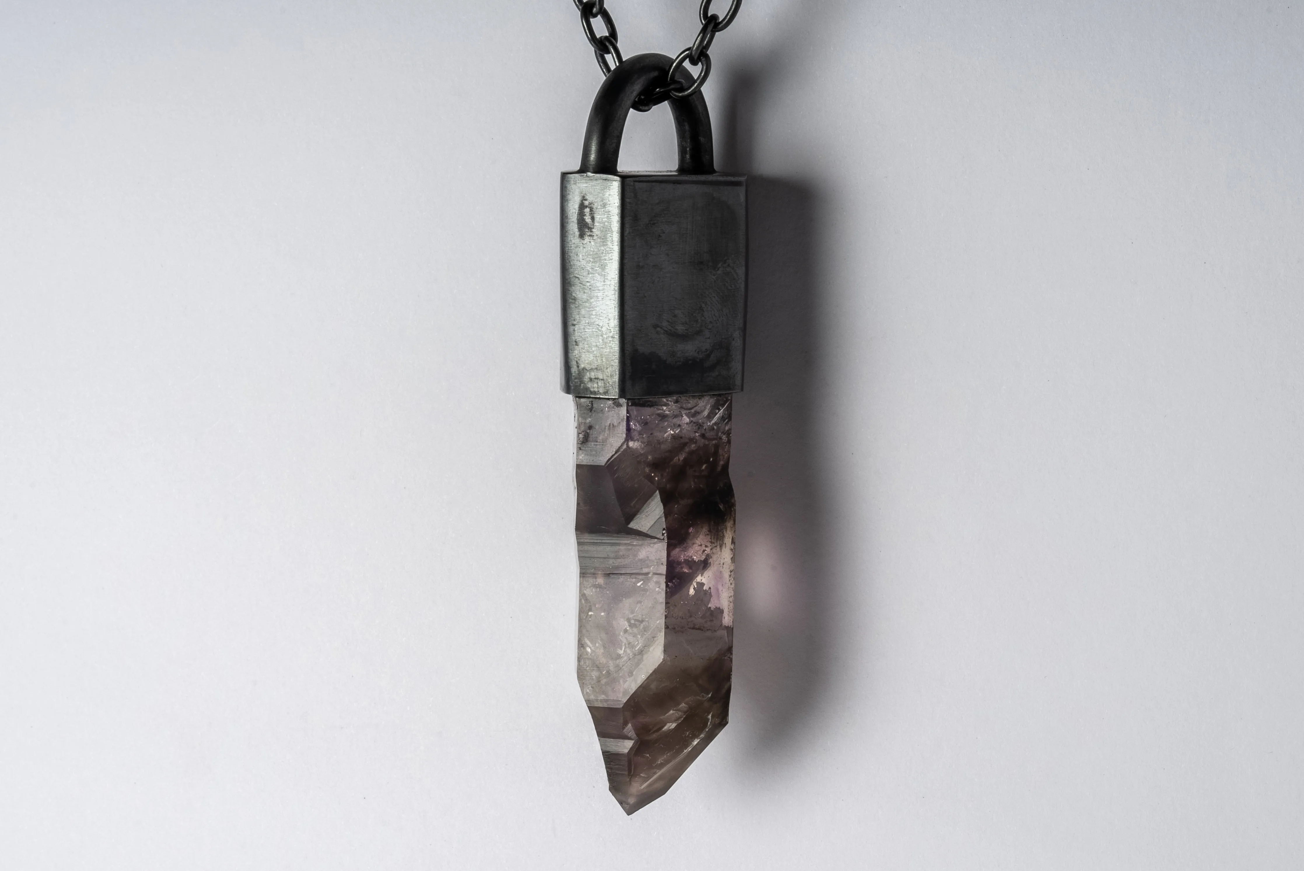 Talisman Necklace (Brandberg Amethyst Quartz, KA+BAQ) sold by Parts of Four product image thumbnail 3