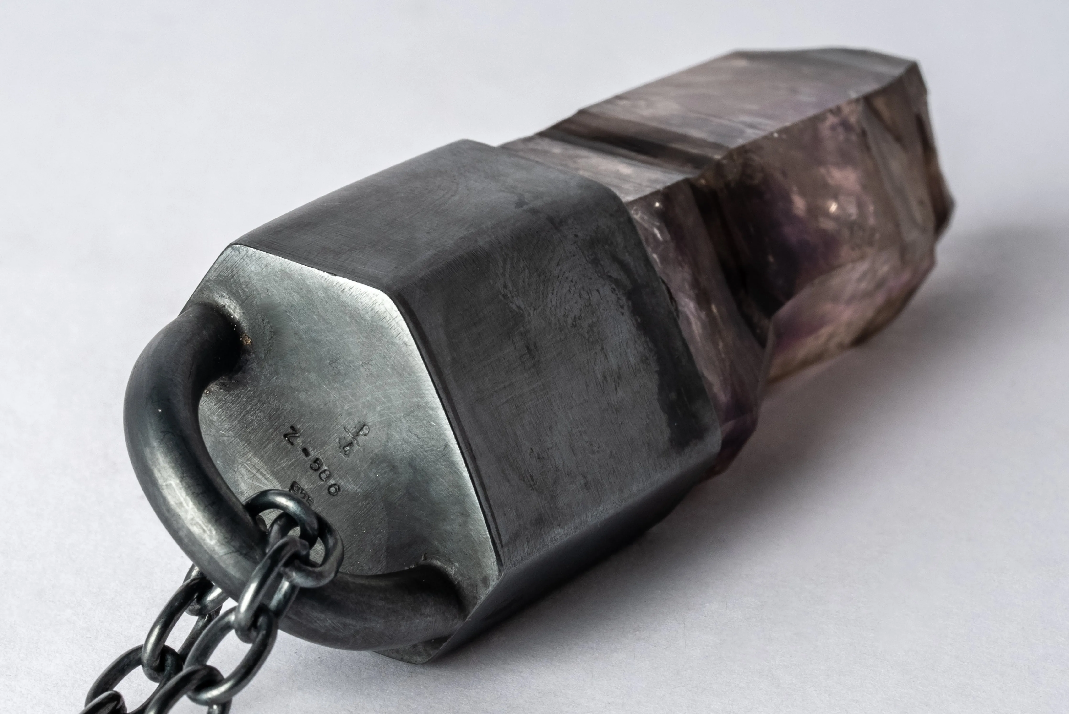 Talisman Necklace (Brandberg Amethyst Quartz, KA+BAQ) sold by Parts of Four product image thumbnail 2