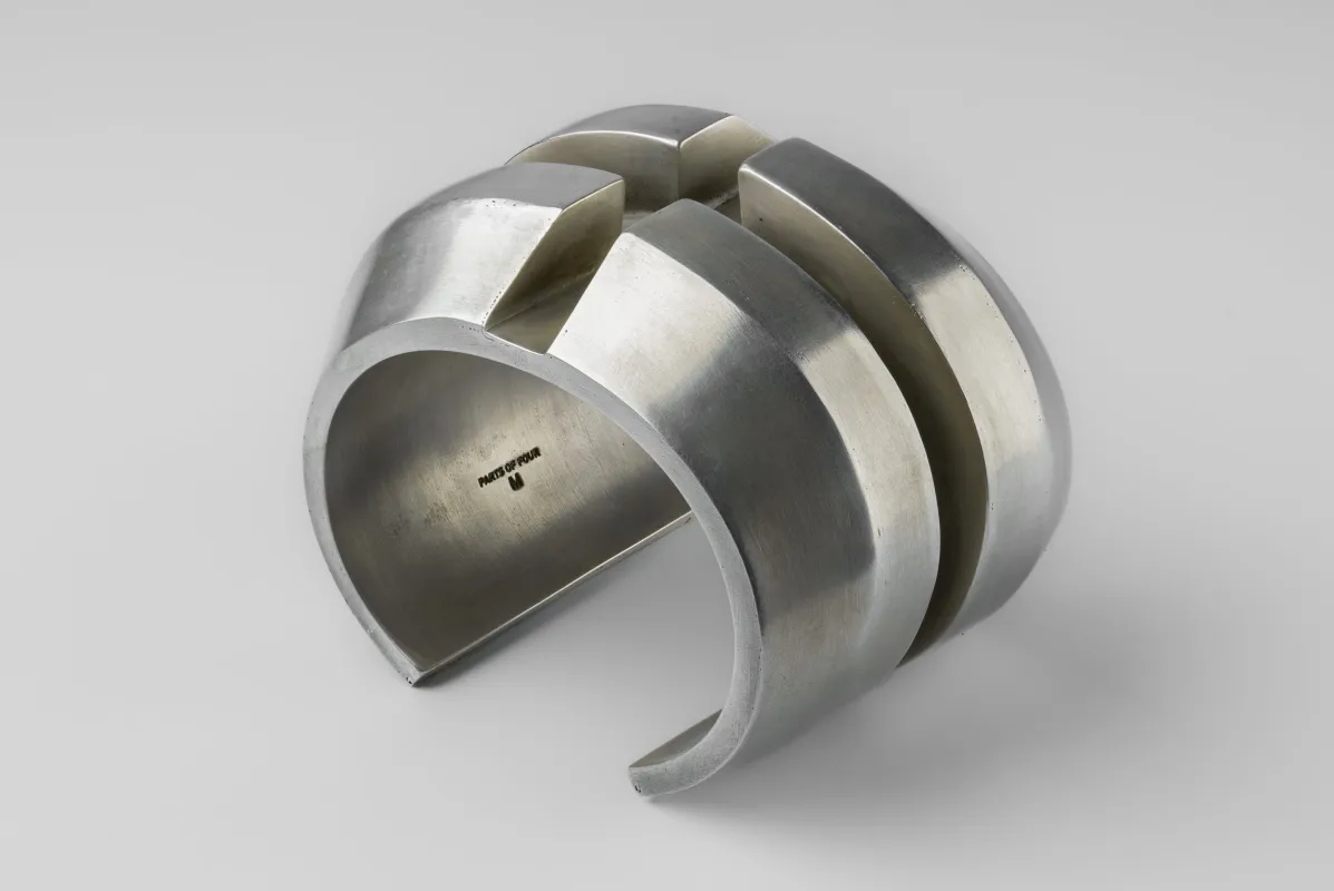 Crescent Channel Bracelet (Wedge Rift Var., 60mm, AS) sold by Parts of Four