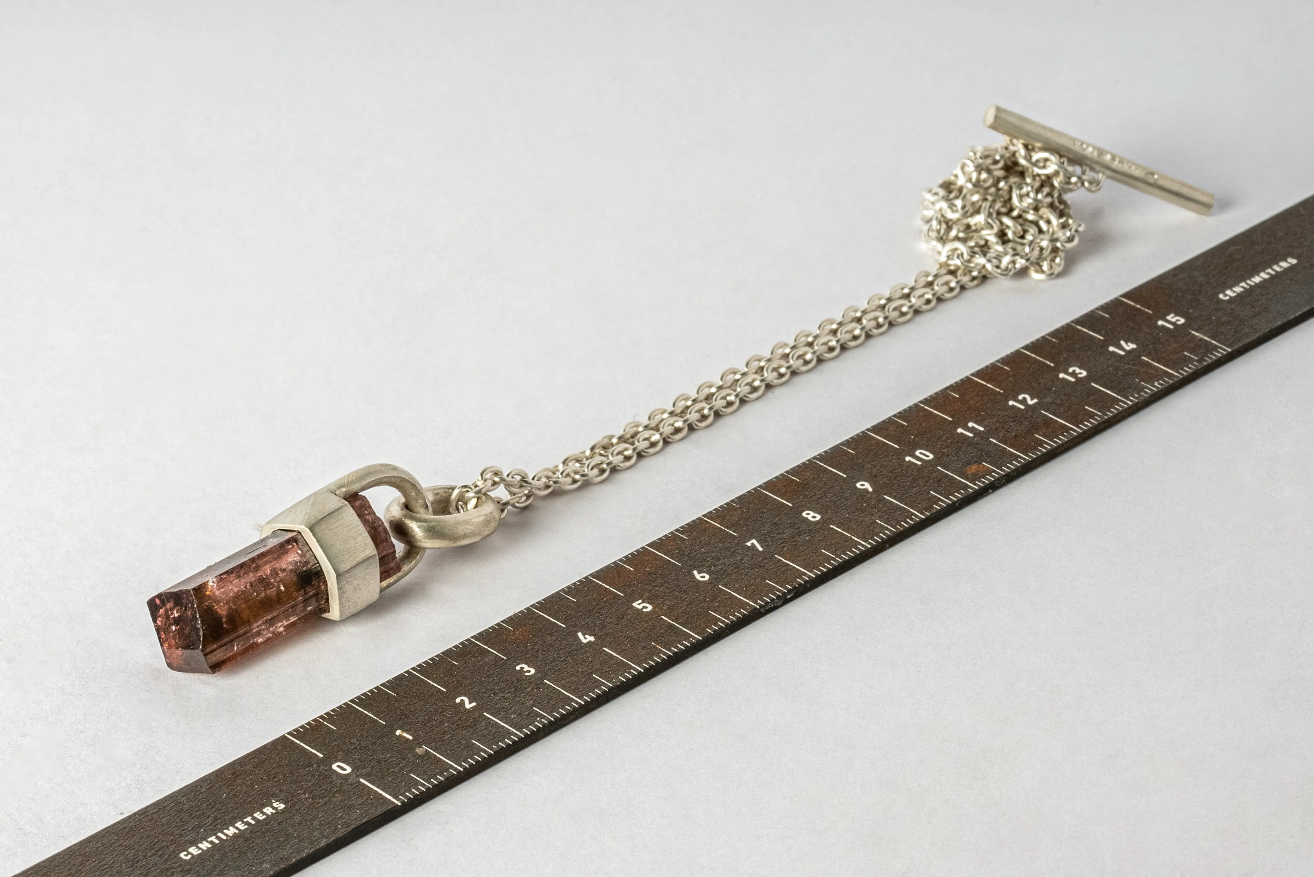 Talisman Necklace SPECIMEN (Brace-Held, Rubellite, MA+RBL) sold by Parts of Four product image thumbnail 4