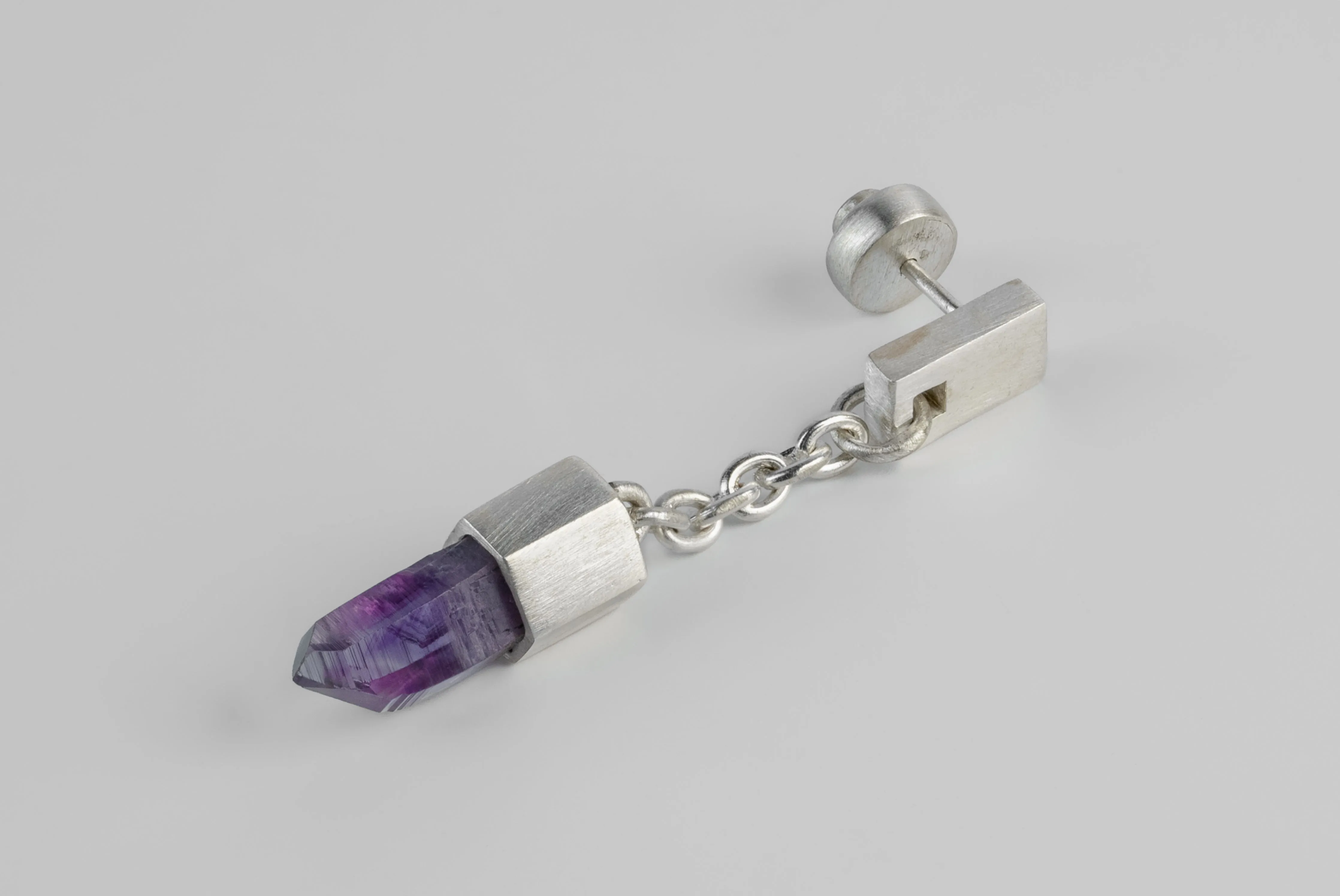 Talisman Dangle Earring (Amethyst, MA+AME) sold by Parts of Four