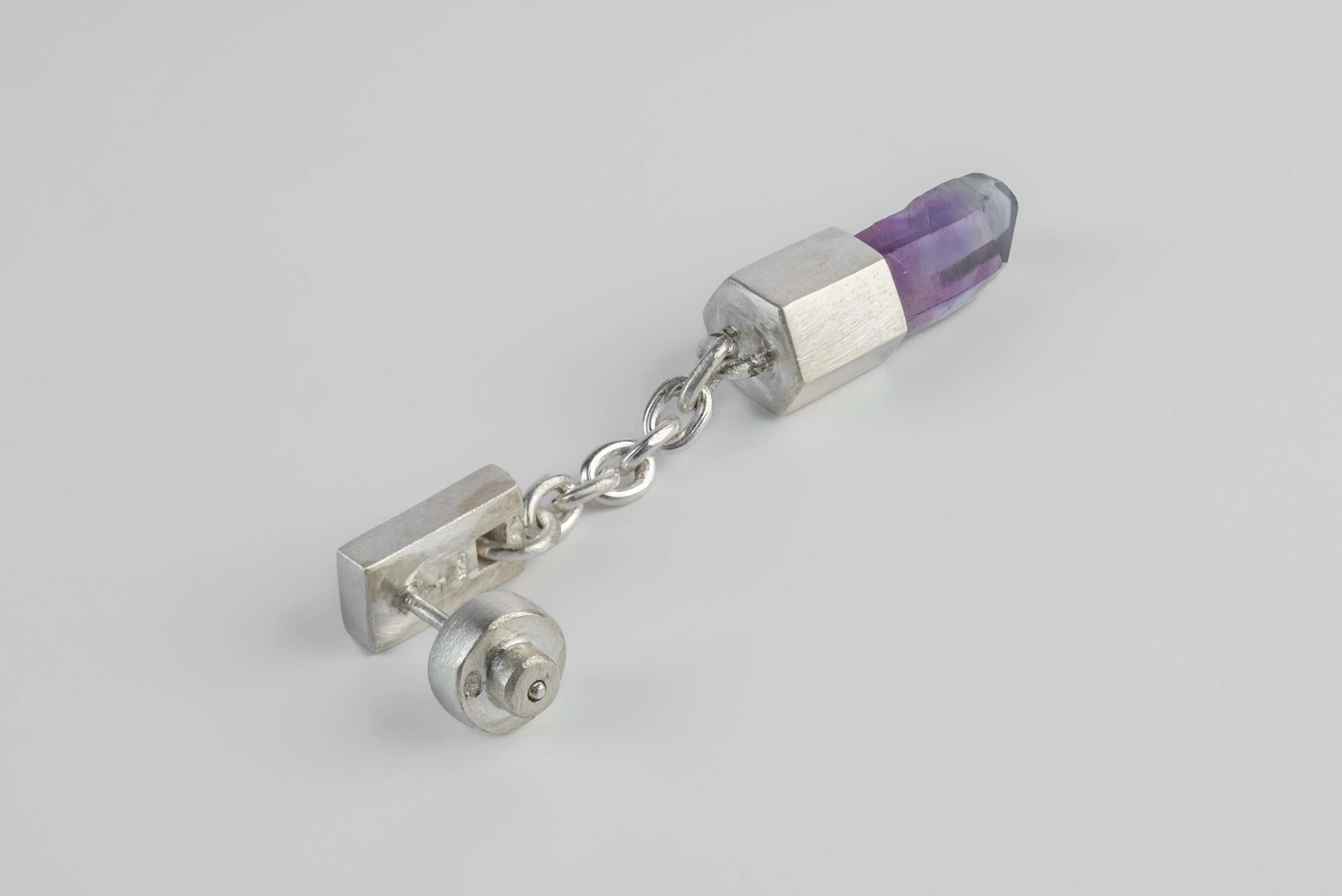 Talisman Dangle Earring (Amethyst, MA+AME) sold by Parts of Four product image thumbnail 2