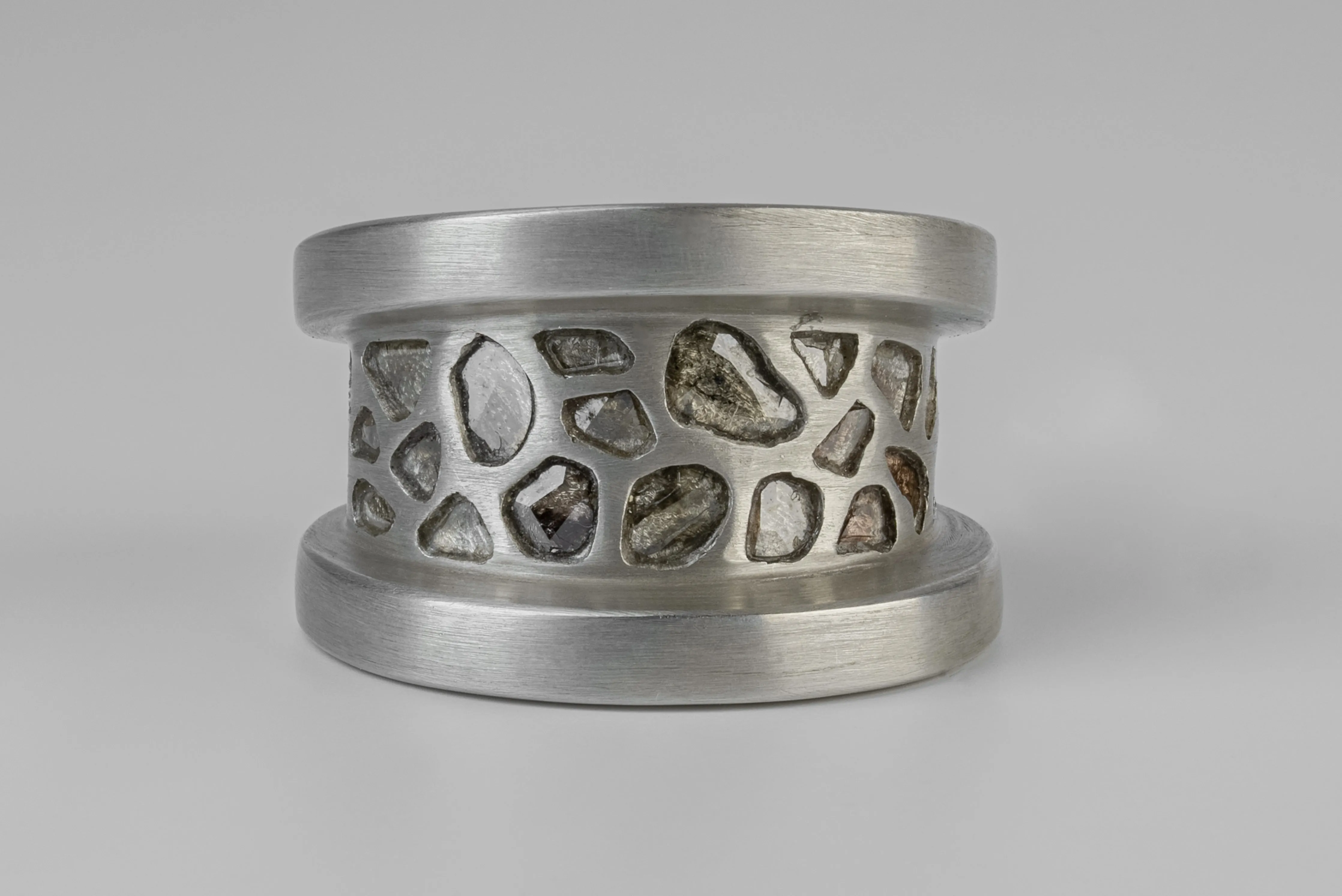Chasm Ring v2 (Wide, Mega Pavé, DA+DIA) sold by Parts of Four product image thumbnail 3