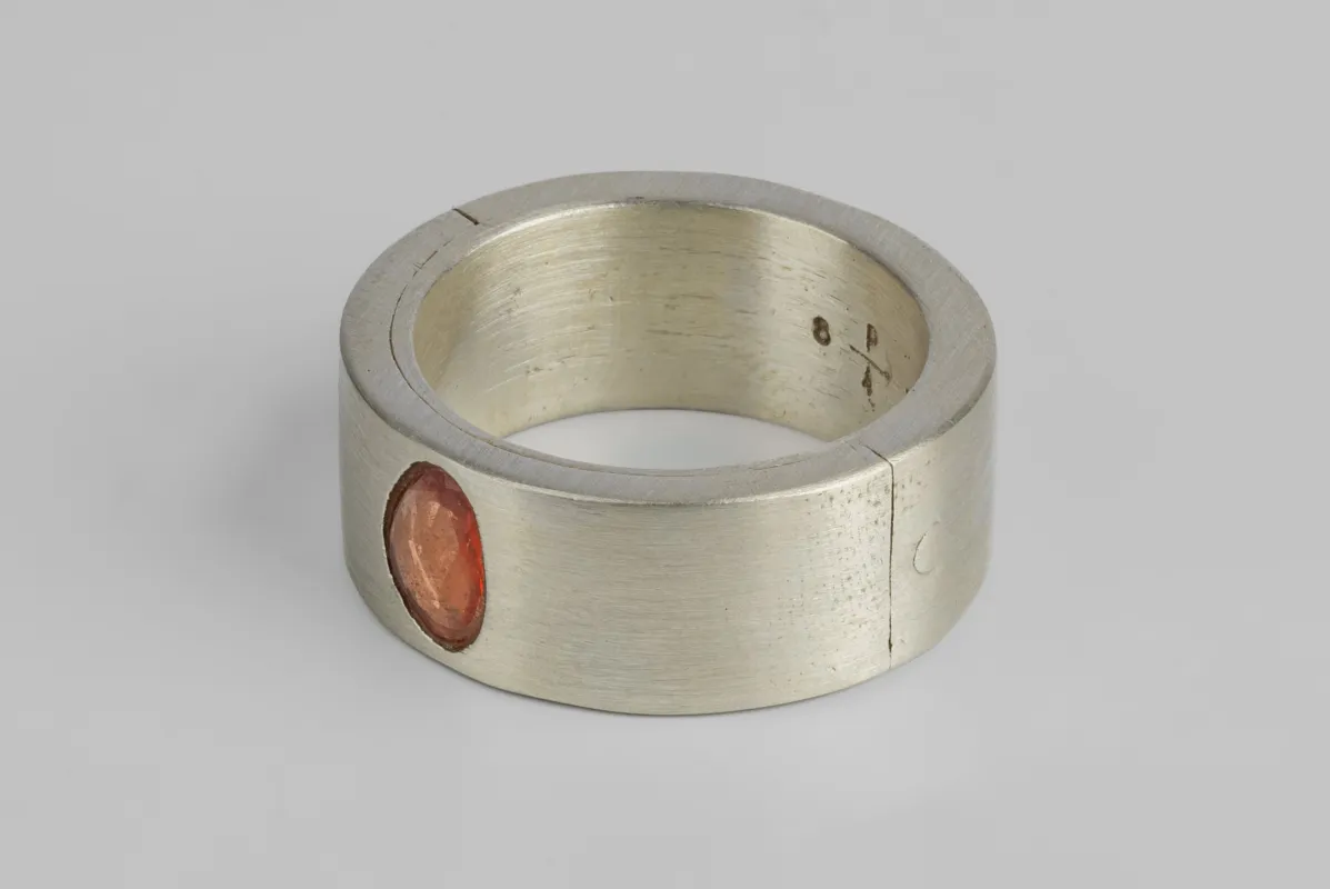 Sistema Ring (0.8 CT, Orange Sapphire Faceted Slab, 9mm, MA+OSAF) sold by Parts of Four