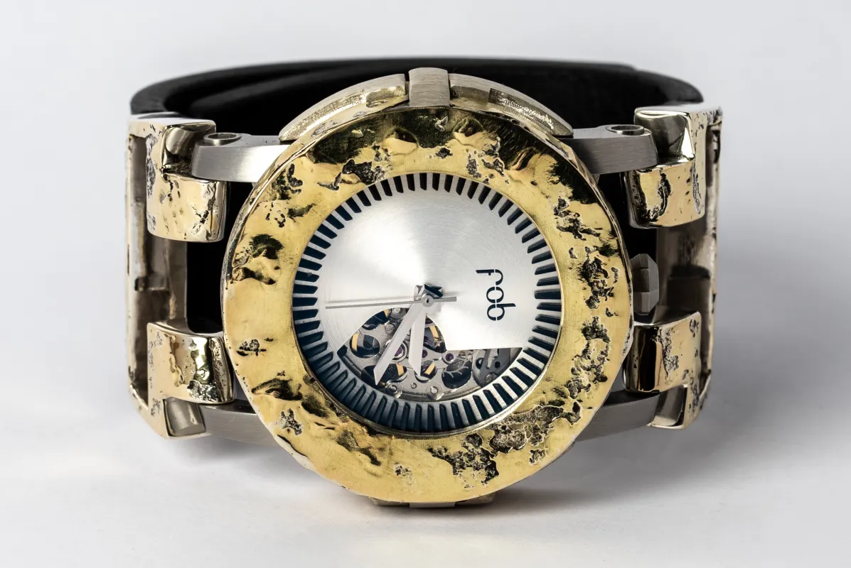 P4—FOB Watch #5481 (Case, Hyperstrap-T [Studs], Oblivion, MA18K-PA18K-NG) sold by Parts of Four