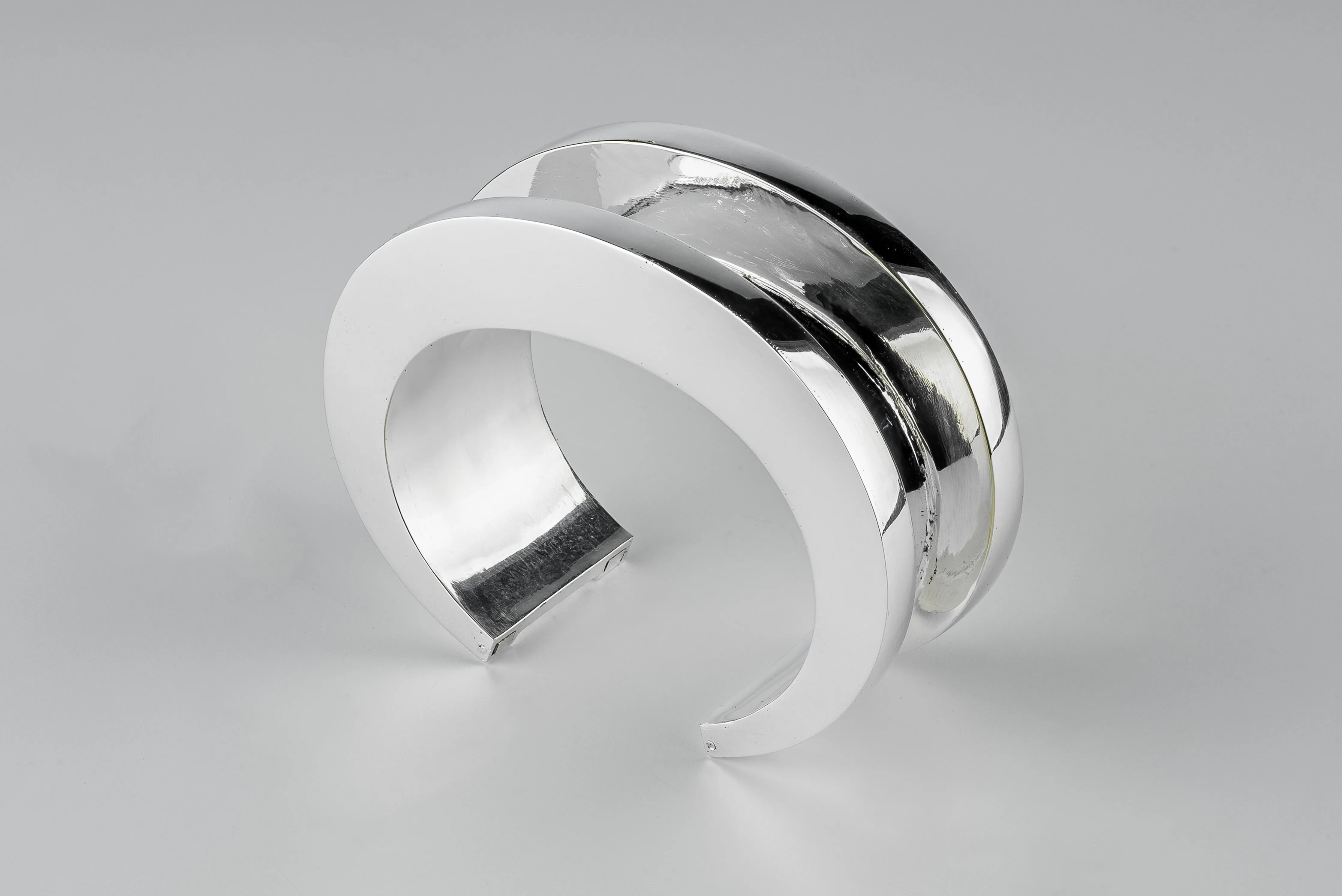 Crescent Channel Bracelet (30mm, YS) sold by Parts of Four product image thumbnail 2