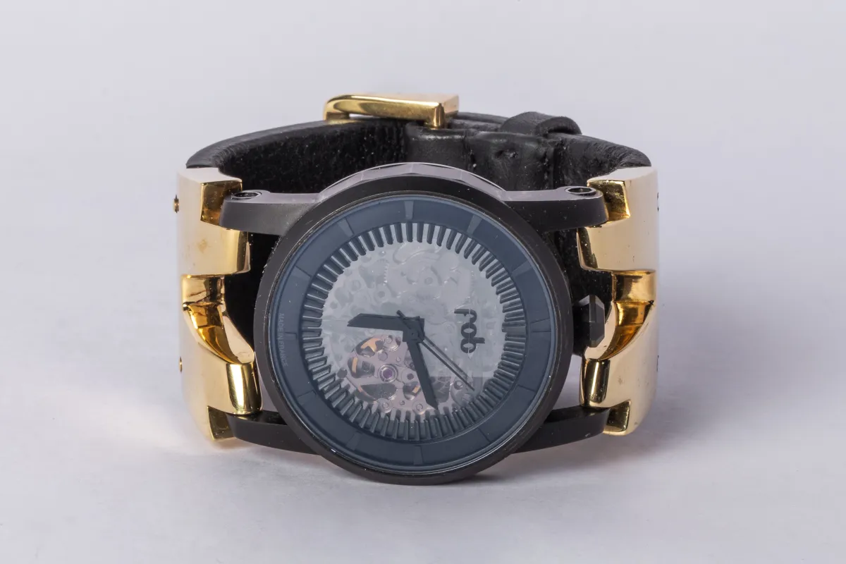 P4—FOB Watch #507 (Hyperstrap-V [Buckle], Black Matte, YGA-NG) sold by Parts of Four