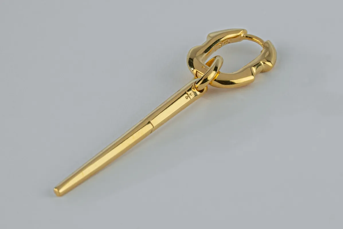 Deco Earring (Extra Small, Mini Spike, YGA+YG) sold by Parts of Four