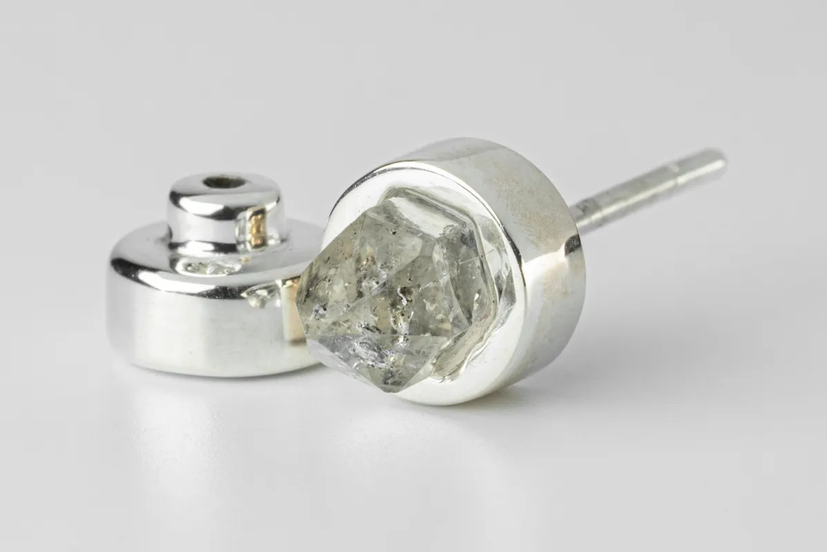 Stud Earring (7mm, Herkimer Spike, PA+HER) sold by Parts of Four