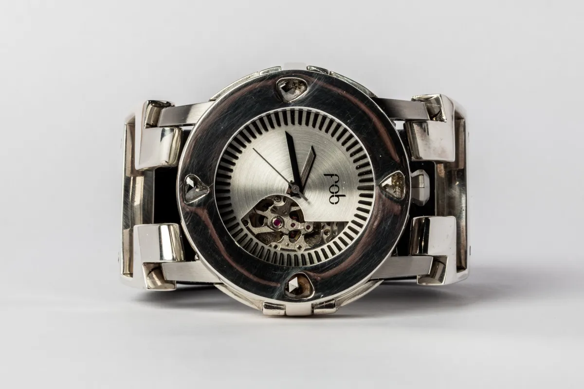 P4—FOB Watch #289 (Case [0.8 CT, 4 Diamond Slabs], Hyperstrap-T [Studs], Oblivion, PA+DIA-PA-NG) sold by Parts of Four