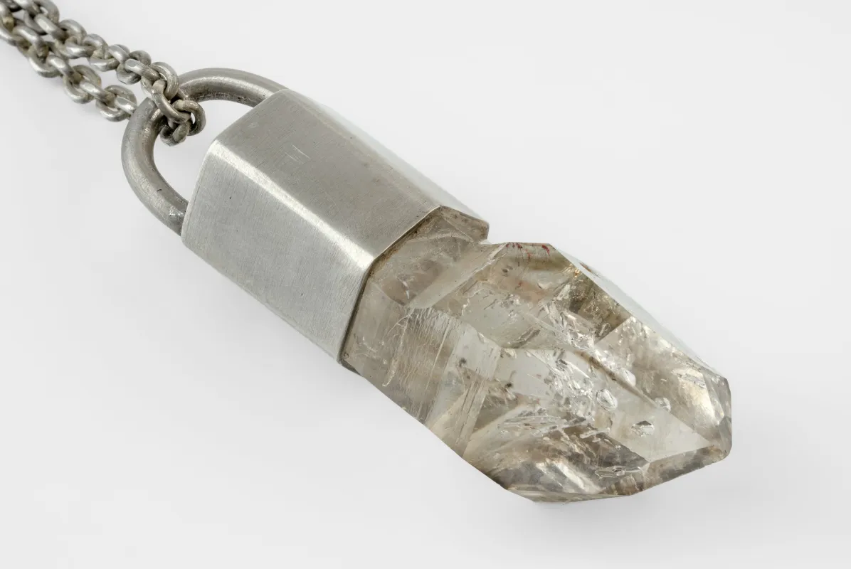 Talisman Necklace SPECIMEN (Scepter Enhydro Quartz, DA+ENQ) sold by Parts of Four