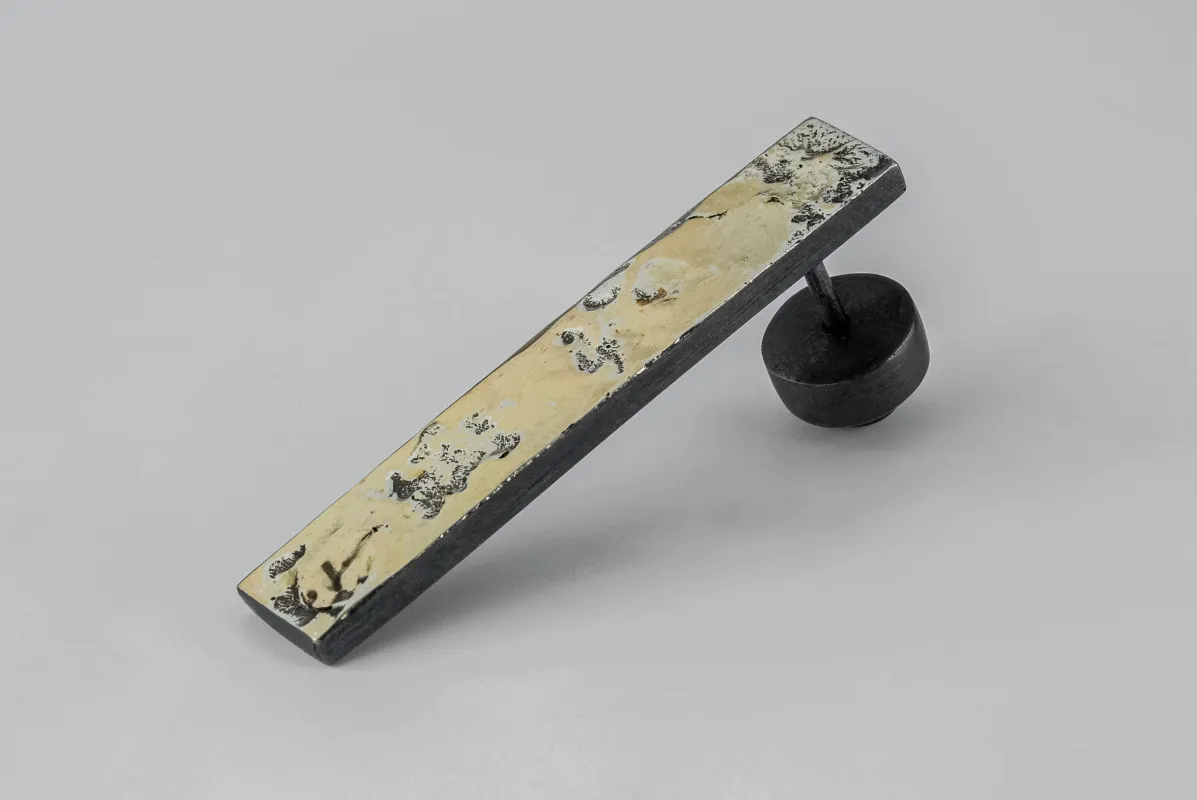 Plate Earring (34mm, KA18K) sold by Parts of Four