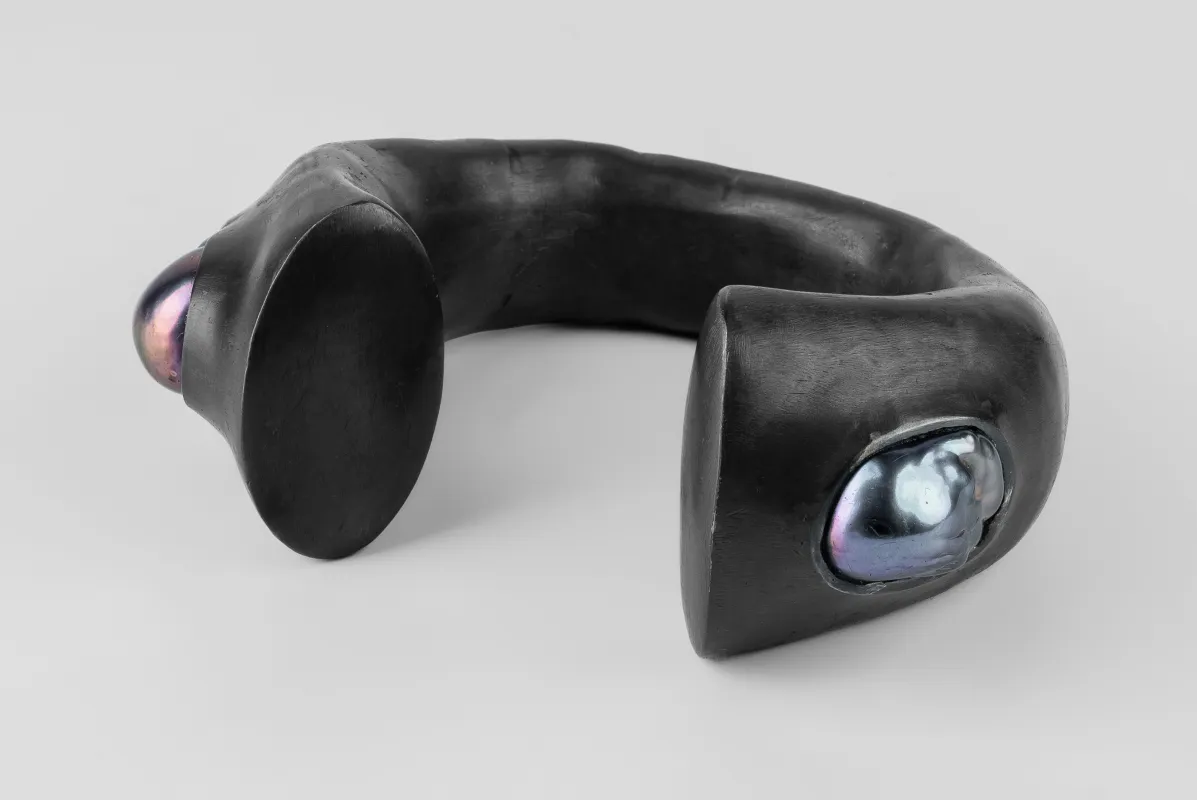 Giant Druid Bracelet (Arc Set, Black Rainbow Pearls, KA+KPRL) sold by Parts of Four