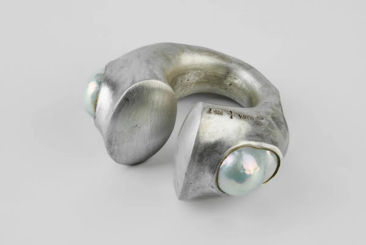 Giant Druid Ring (Arc Set, White Pearls, MA+WPRL) sold by Parts of Four