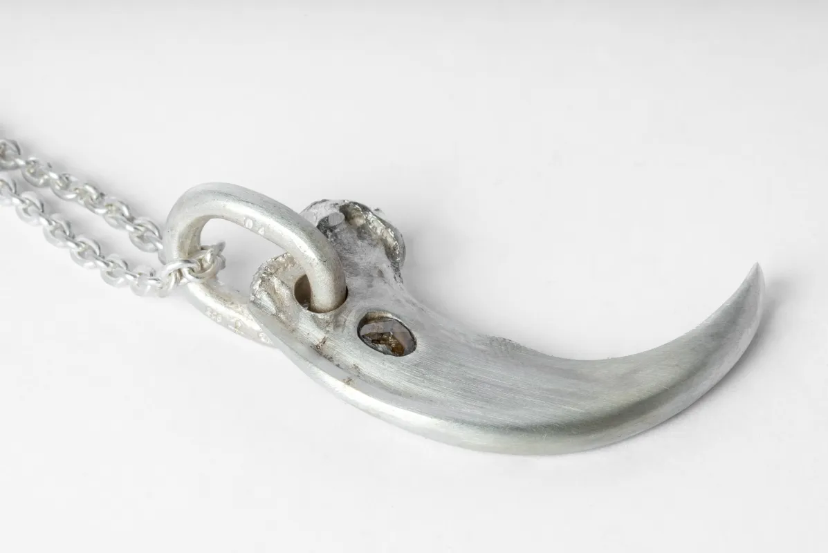 Bear Claw Necklace Redux (0.4 CT, Chunky Diamond Slab, MA+DIA) sold by Parts of Four