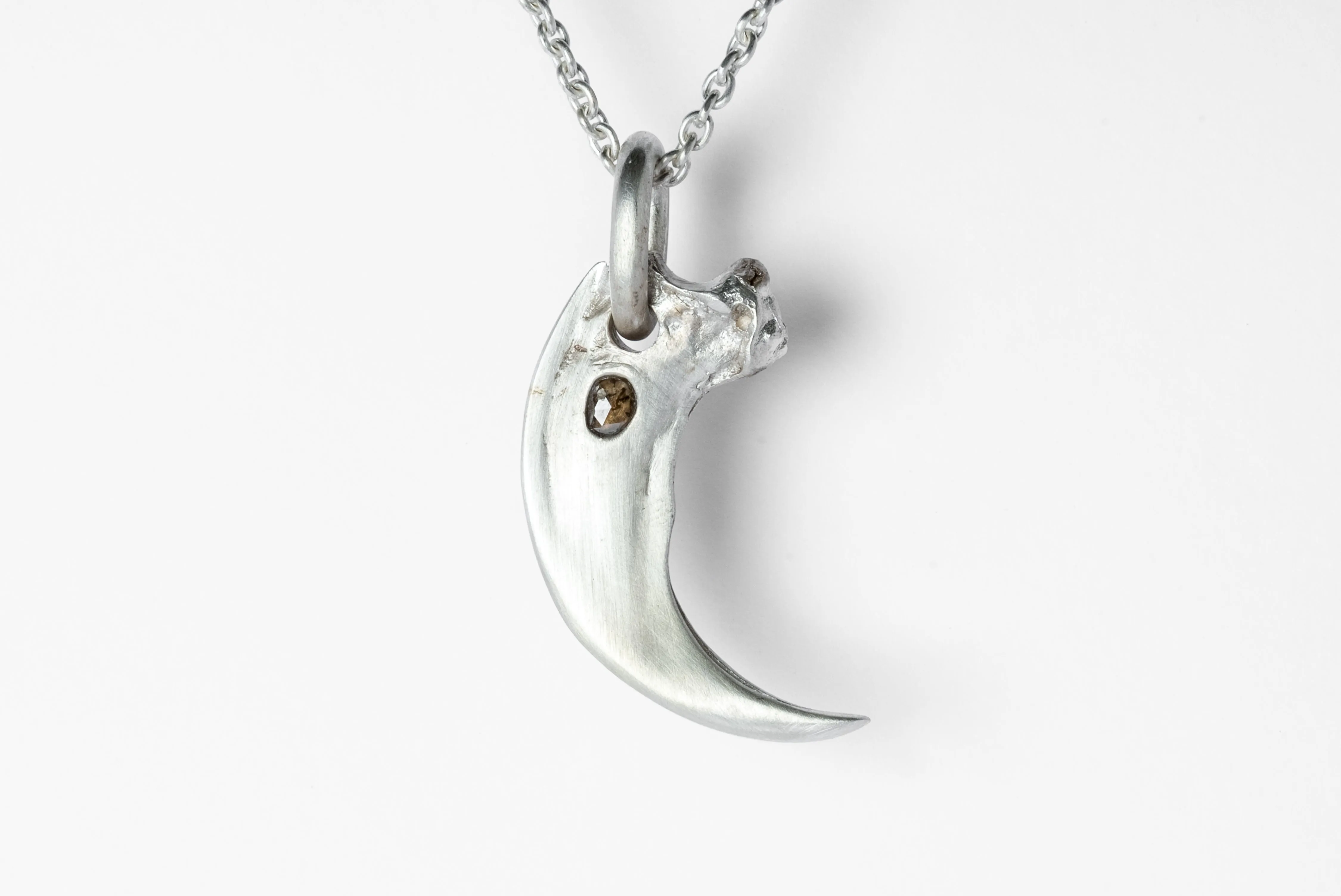 Bear Claw Necklace Redux (0.4 CT, Chunky Diamond Slab, MA+DIA) sold by Parts of Four product image thumbnail 2