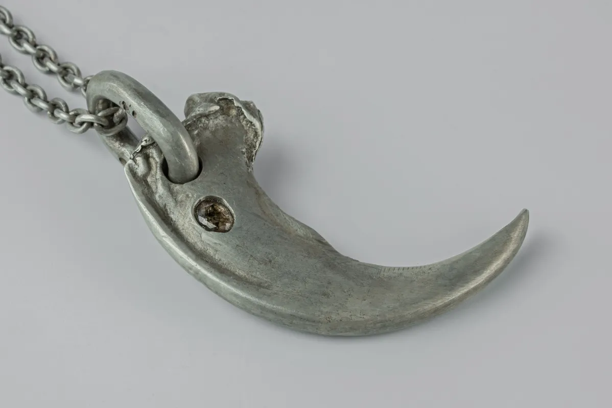 Bear Claw Necklace Redux (0.4 CT, CHUNKY Diamond Slab, DA+DIA) sold by Parts of Four