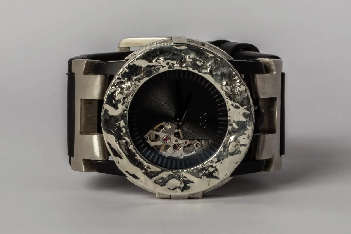 P4—FOB Watch #176 (Case, Straight Strap [Buckle], Phantom, MA10KW-MA-NG) sold by Parts of Four