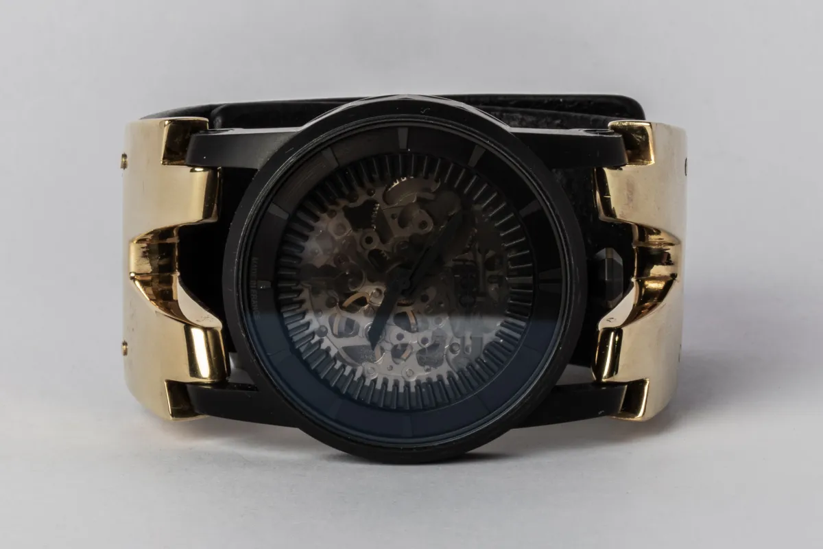 P4—FOB Watch #471 (Hyperstrap-V [Studs], Black Matte, YGA-NG) sold by Parts of Four