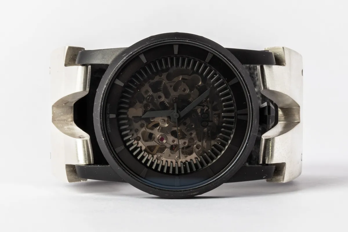 P4—FOB Watch #459 (Hyperstrap-V [Studs], Black Matte, MA-NG) sold by Parts of Four