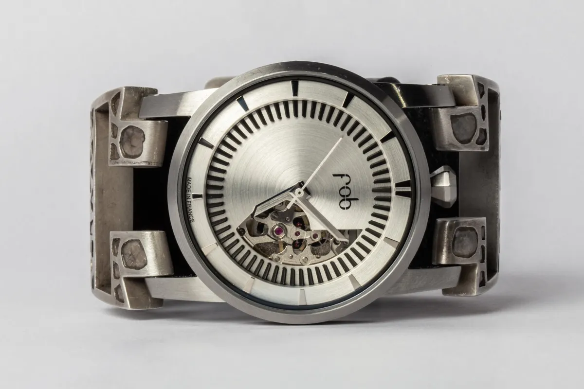 P4—FOB Watch #445 (Hyperstrap-T [Mega Pavé, Buckle], Oblivion, DA+DIA-NG) sold by Parts of Four