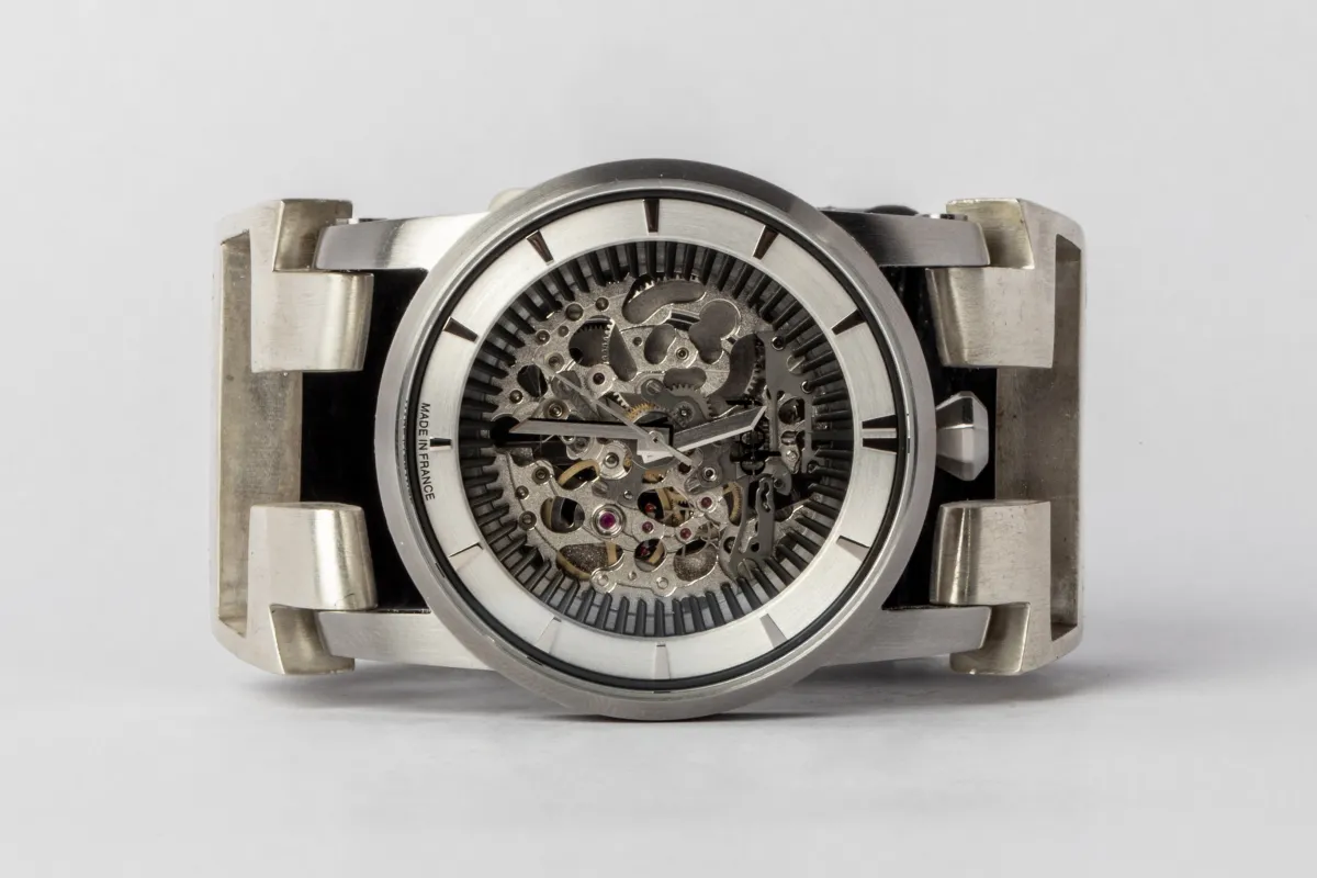 P4—FOB Watch #426 (Hyperstrap-T [Buckle], Silver Skeleton, MA-NG) sold by Parts of Four