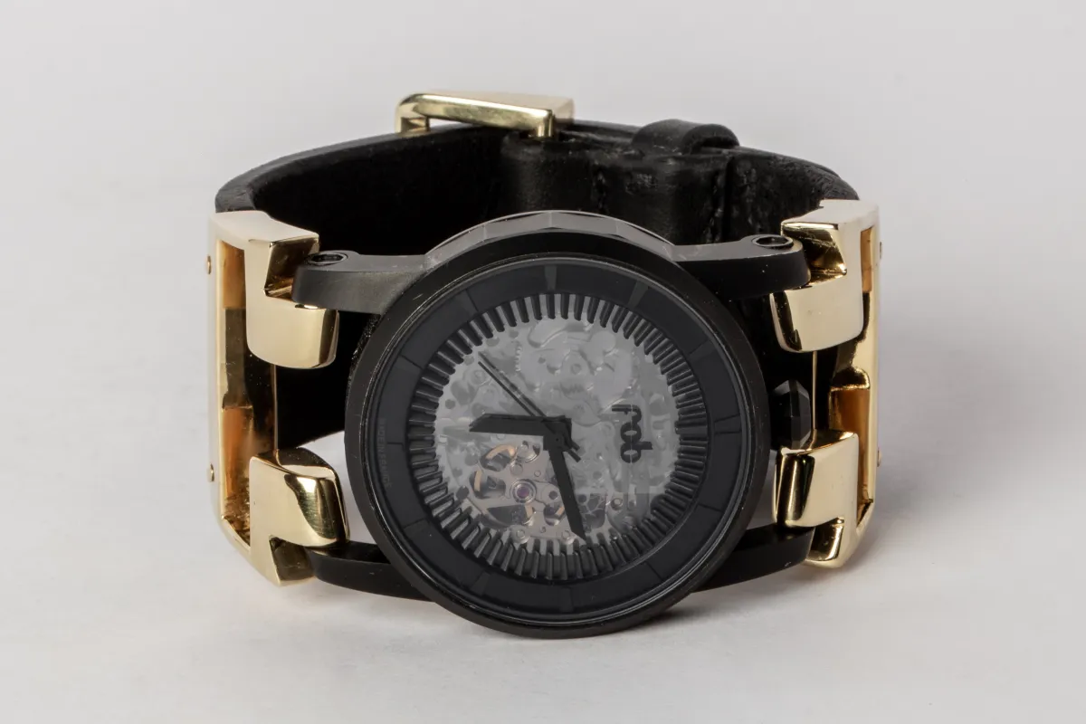 P4—FOB Watch #439 (Hyperstrap-T [Buckle], Black Matte, YGA-NG) sold by Parts of Four