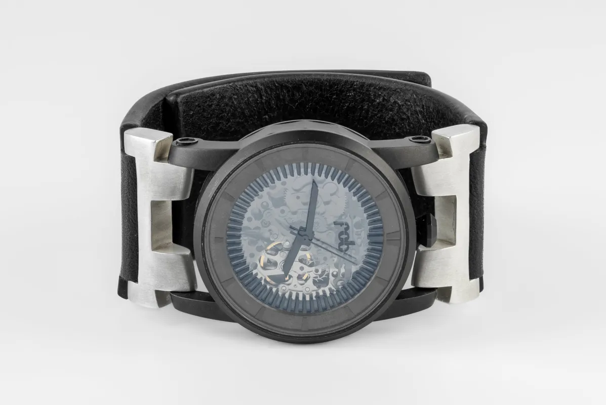 P4—FOB Watch #395 (Straight Strap [Studs], Black Matte, DA-NG) sold by Parts of Four