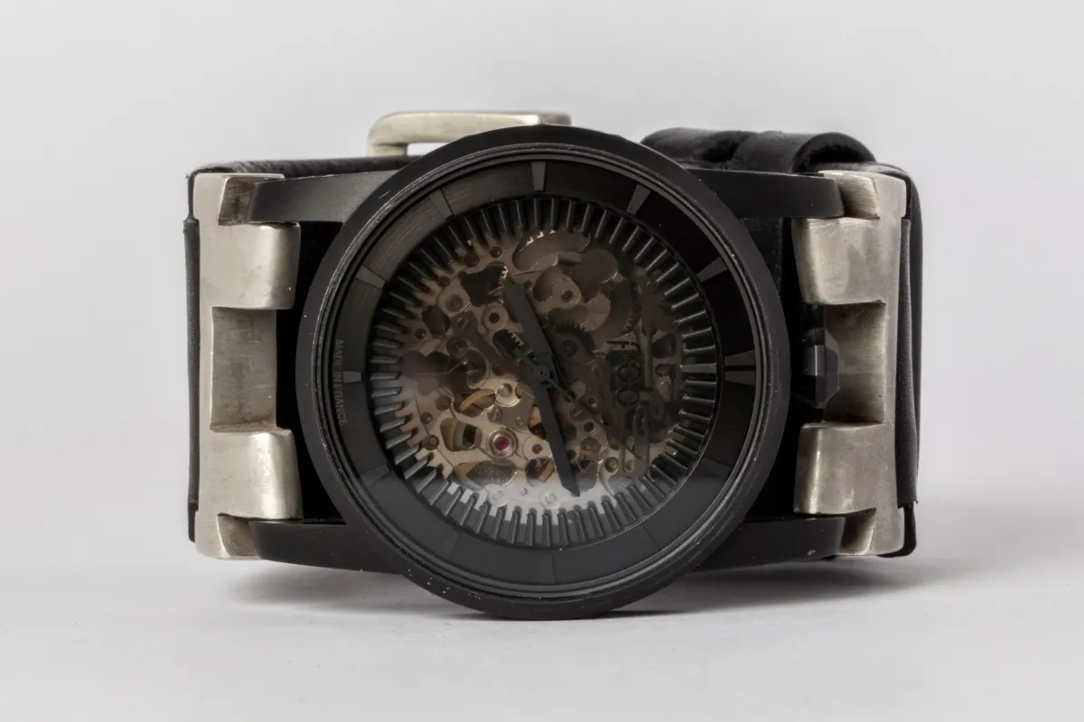 P4—FOB Watch #379 (Straight Strap [Buckle], Black Matte, DA-NG) sold by Parts of Four