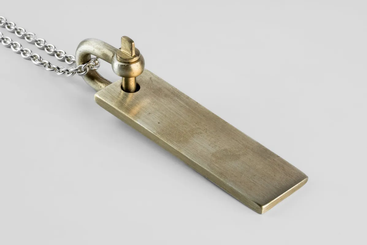 Plate Necklace (Tag Var., MR+MA) sold by Parts of Four