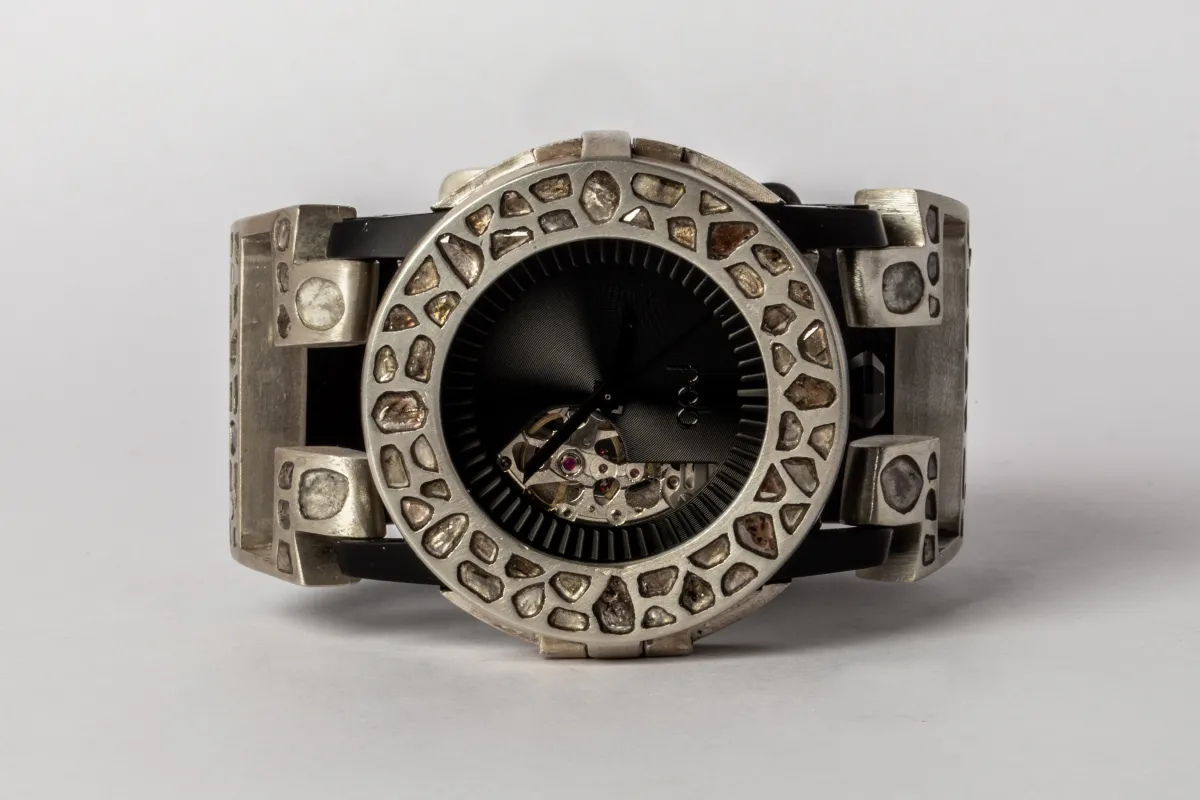 P4—FOB Watch #84 (Case [Mega Pavé], Hyperstrap-T [Mega Pavé, Buckle], Phantom, MA+DIA-MA+DIA-NG) sold by Parts of Four