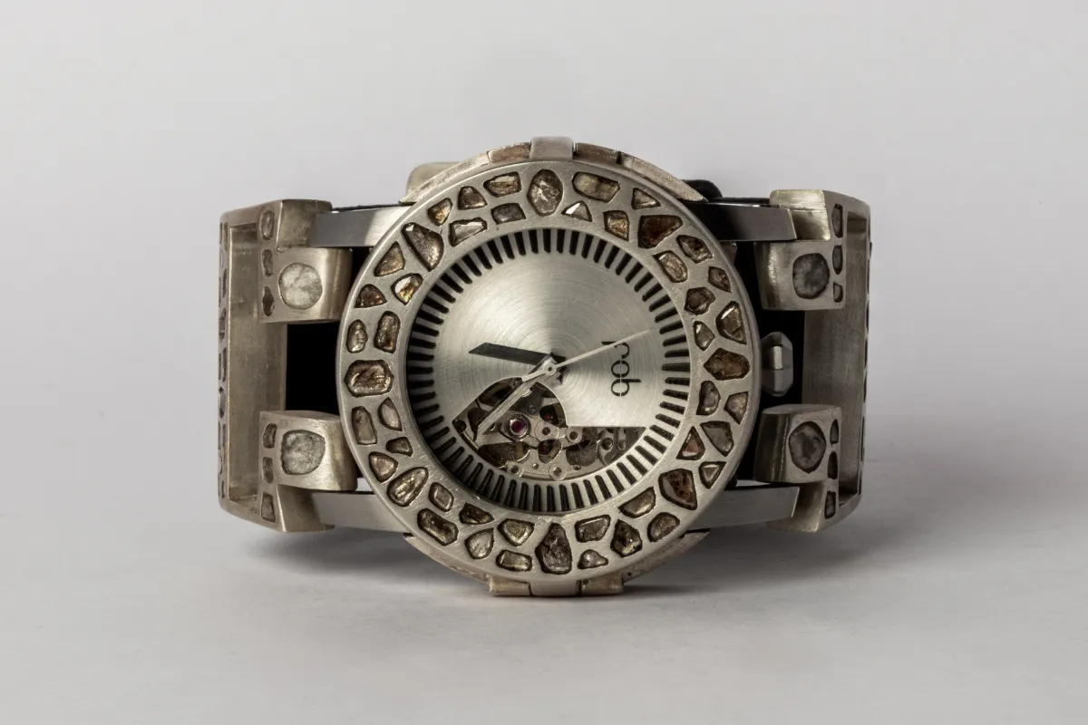 P4—FOB Watch #81 (Case [Mega Pavé], Hyperstrap-T [Mega Pavé, Buckle], Oblivion, MA+DIA-MA+DIA-NG) sold by Parts of Four