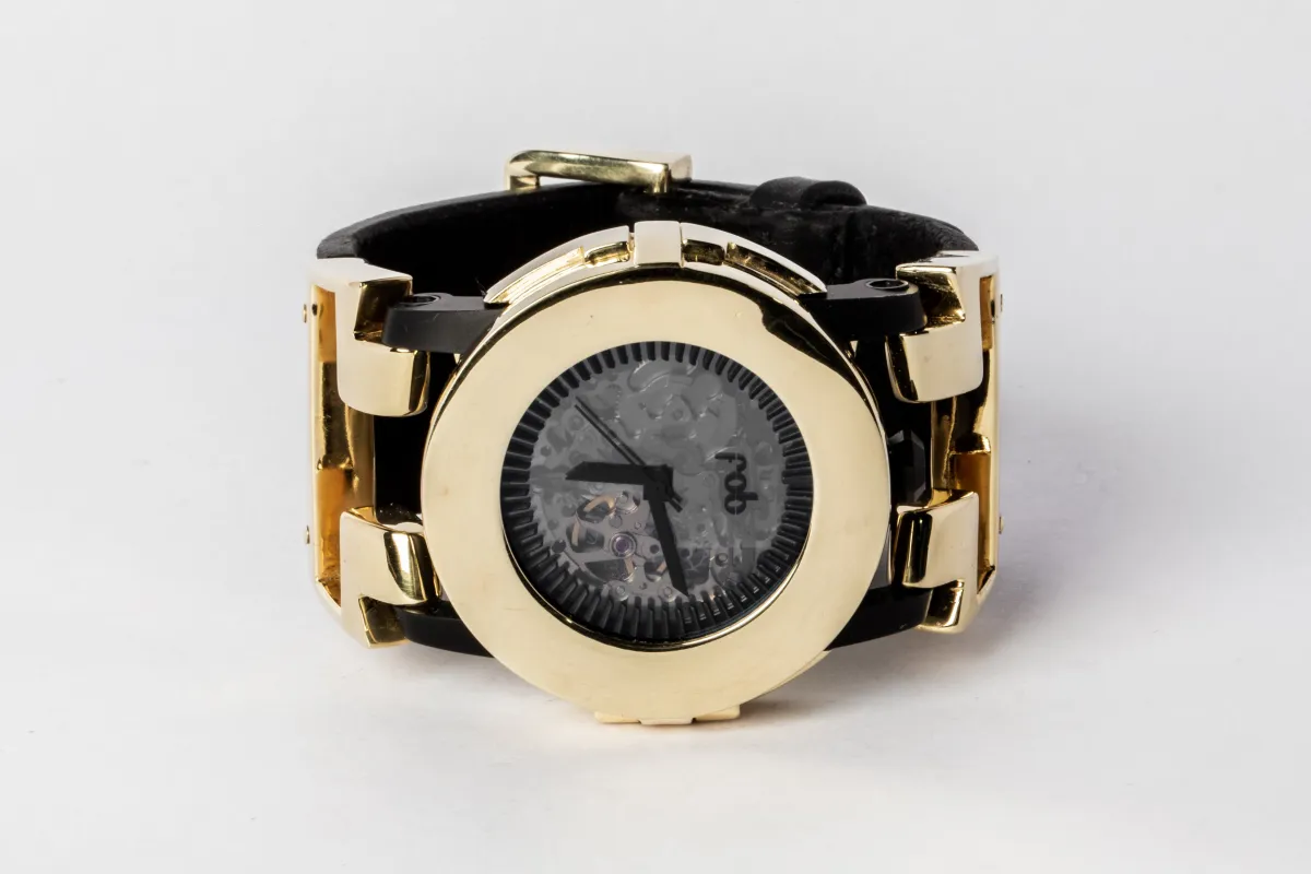 P4—FOB Watch #79 (Case, Hyperstrap-T [Buckle], Black Matte, YGA-YGA-NG) sold by Parts of Four