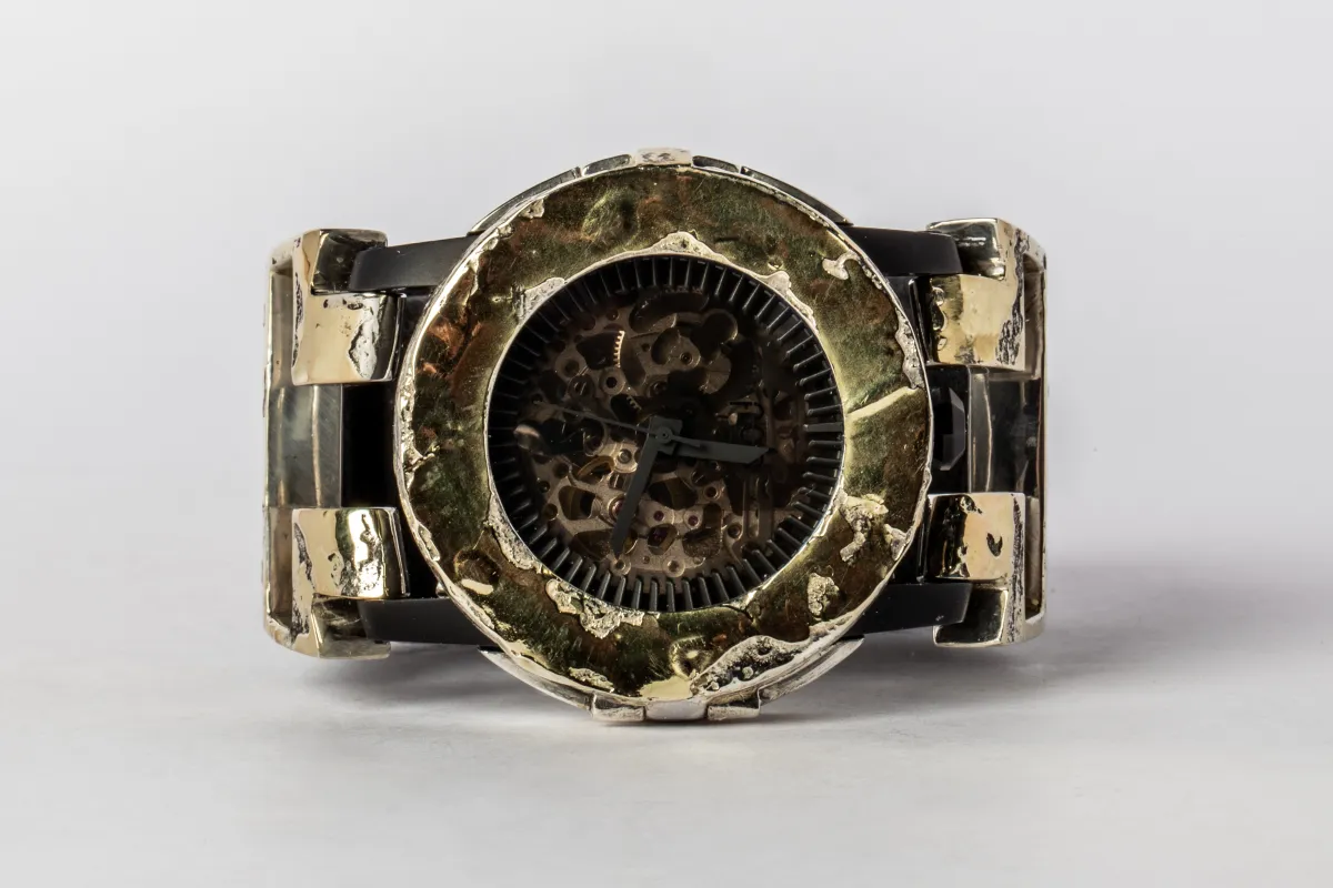 P4—FOB Watch #63 (Case, Hyperstrap-T [Studs], Black Matte, PA18K-PA18K-NG) sold by Parts of Four