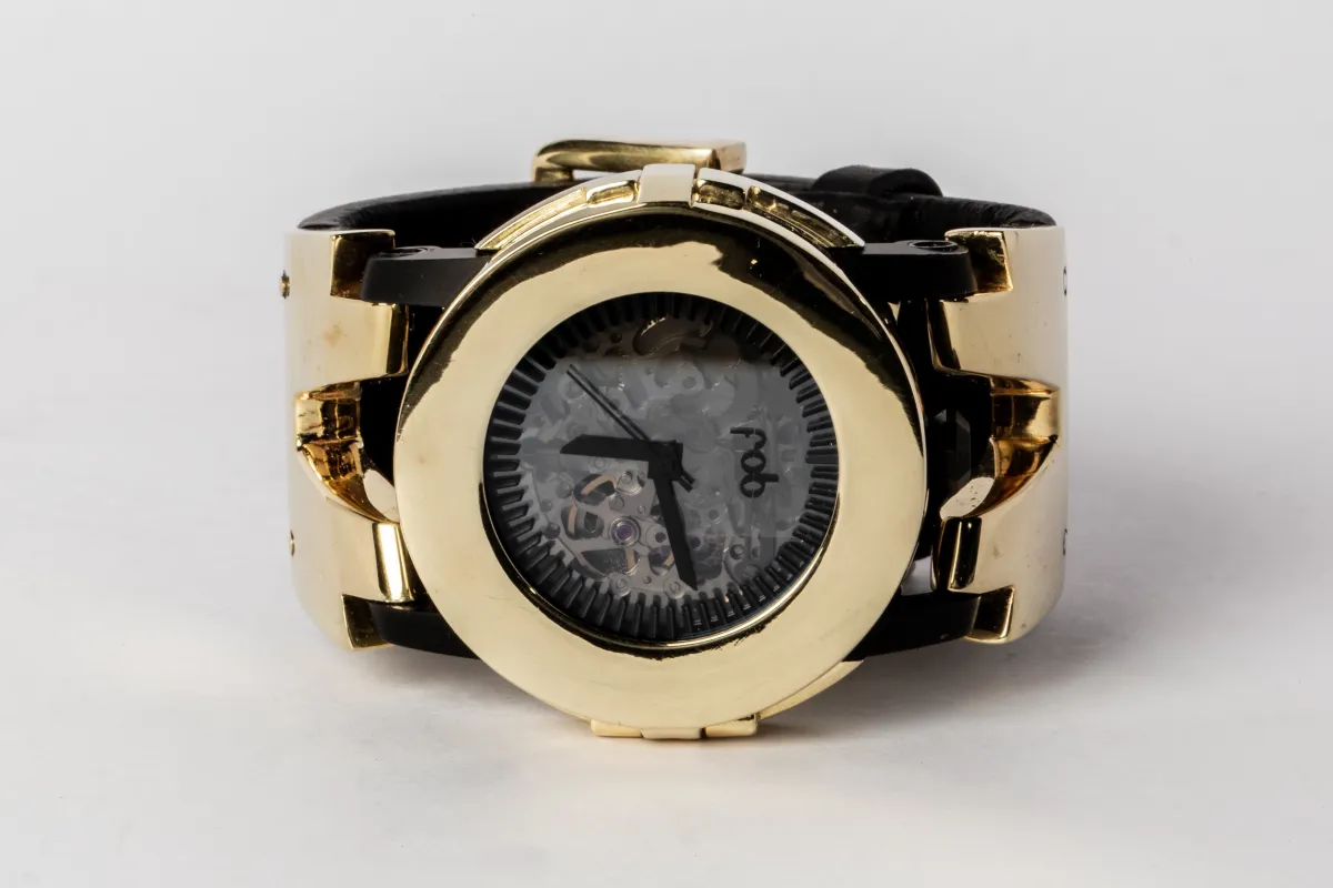 P4—FOB Watch #143 (Case, Hyperstrap-V [Buckle], Black Matte, YGA-YGA-NG) sold by Parts of Four