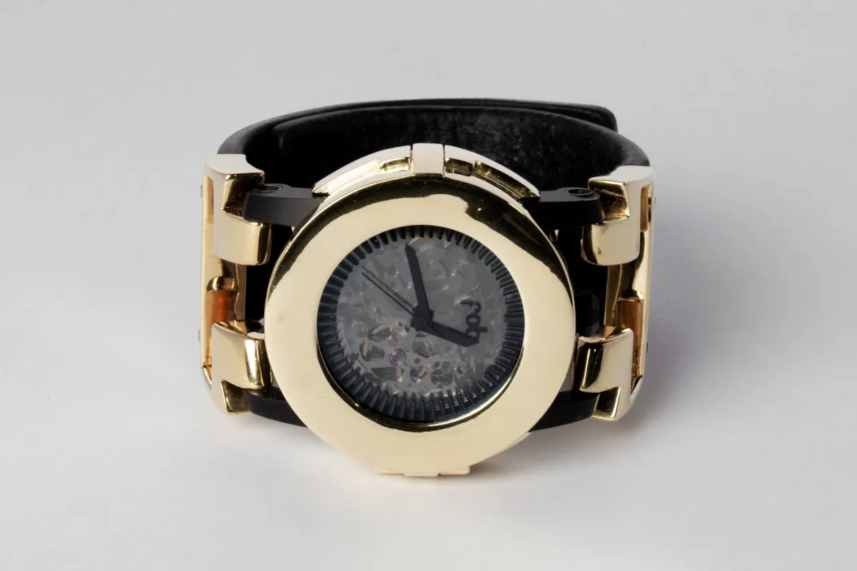 P4—FOB Watch #55 (Case, Hyperstrap-T [Studs], Black Matte, YGA-YGA-NG) sold by Parts of Four