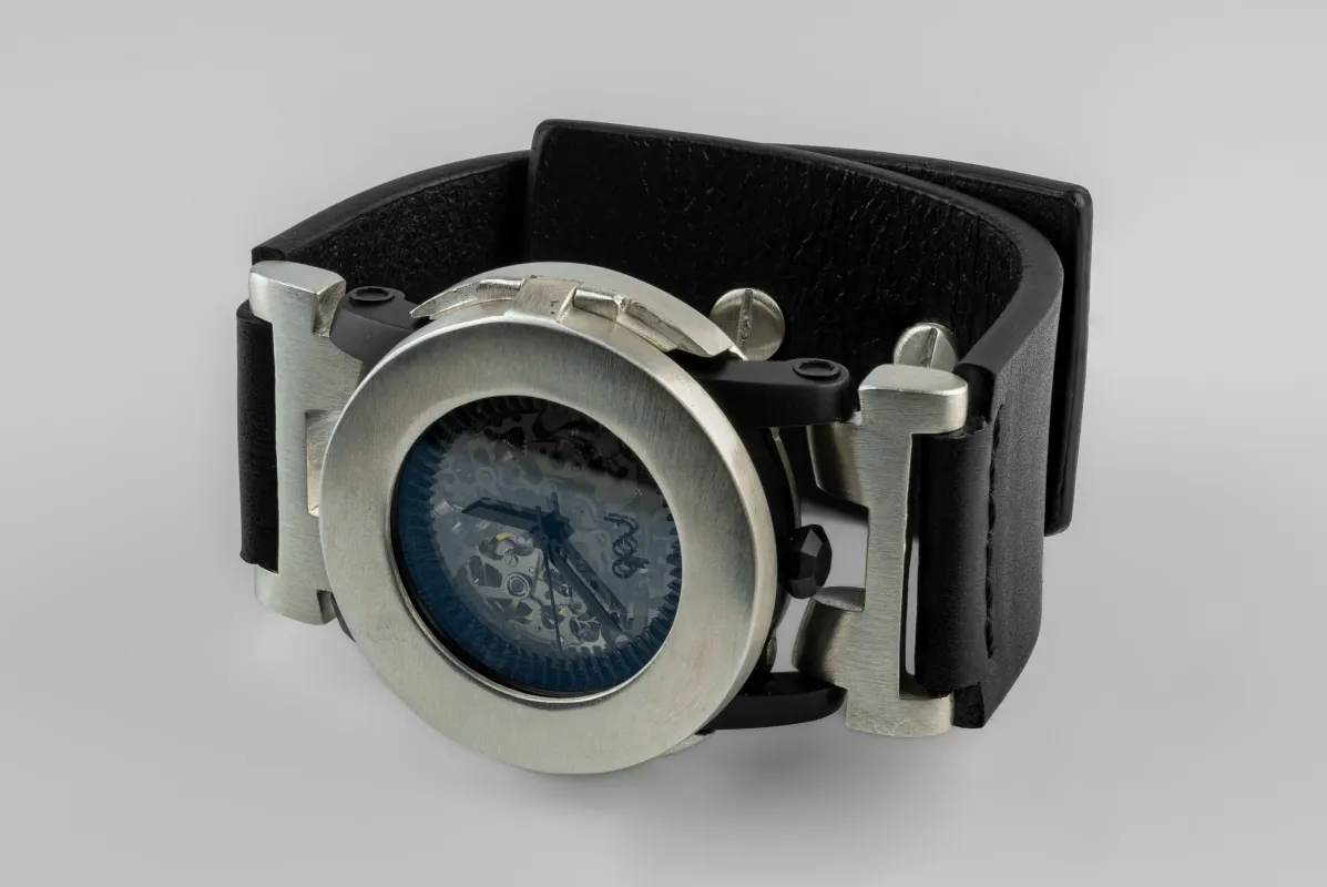 P4—FOB Watch #27 (Case, Straight Strap [Studs], Black Matte, MA-MA-NG) sold by Parts of Four