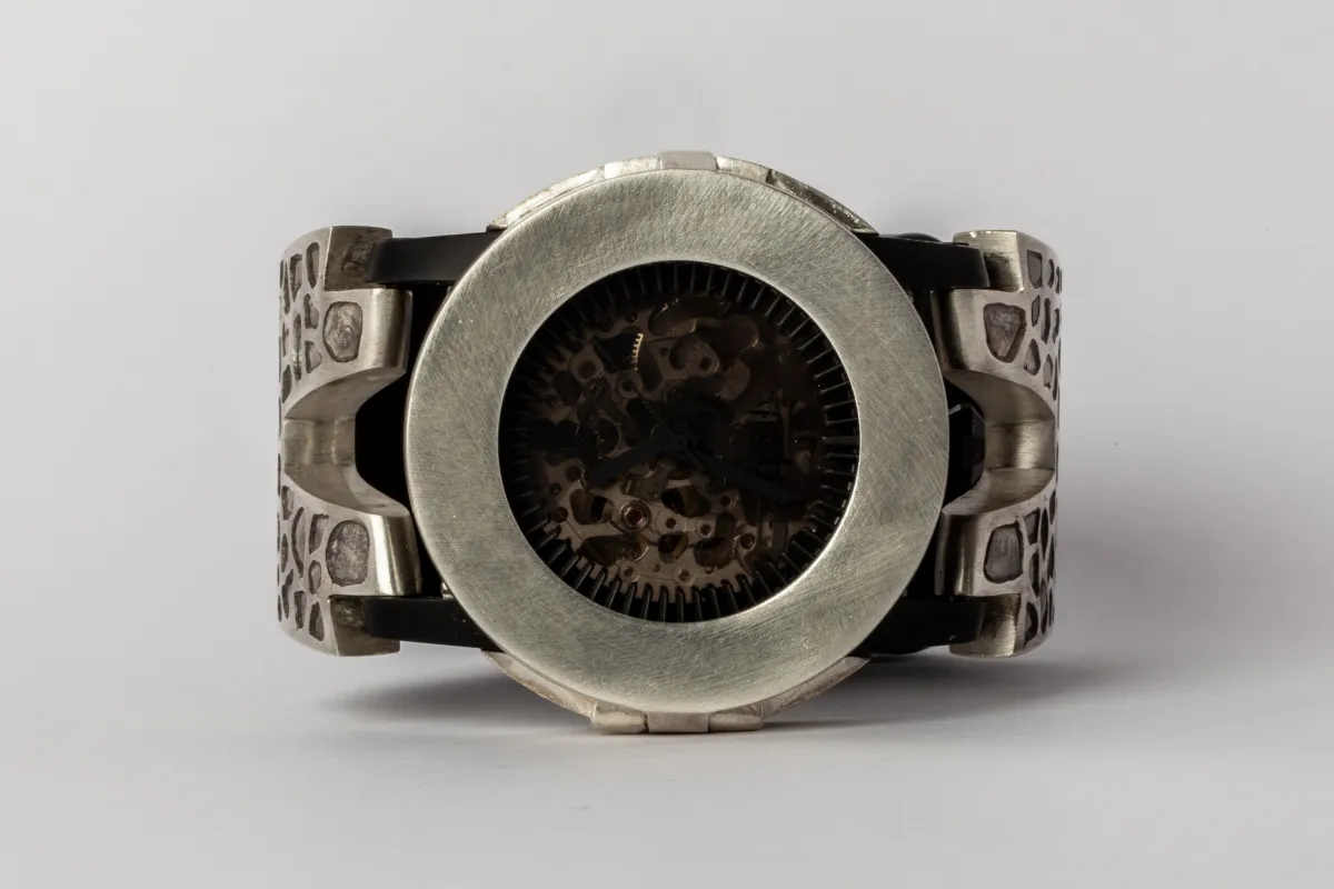 P4—FOB Watch #2332 (Case, Hyperstrap-V [Mega Pavé, Buckle], Phantom, MA-MA+DIA-NG) sold by Parts of Four