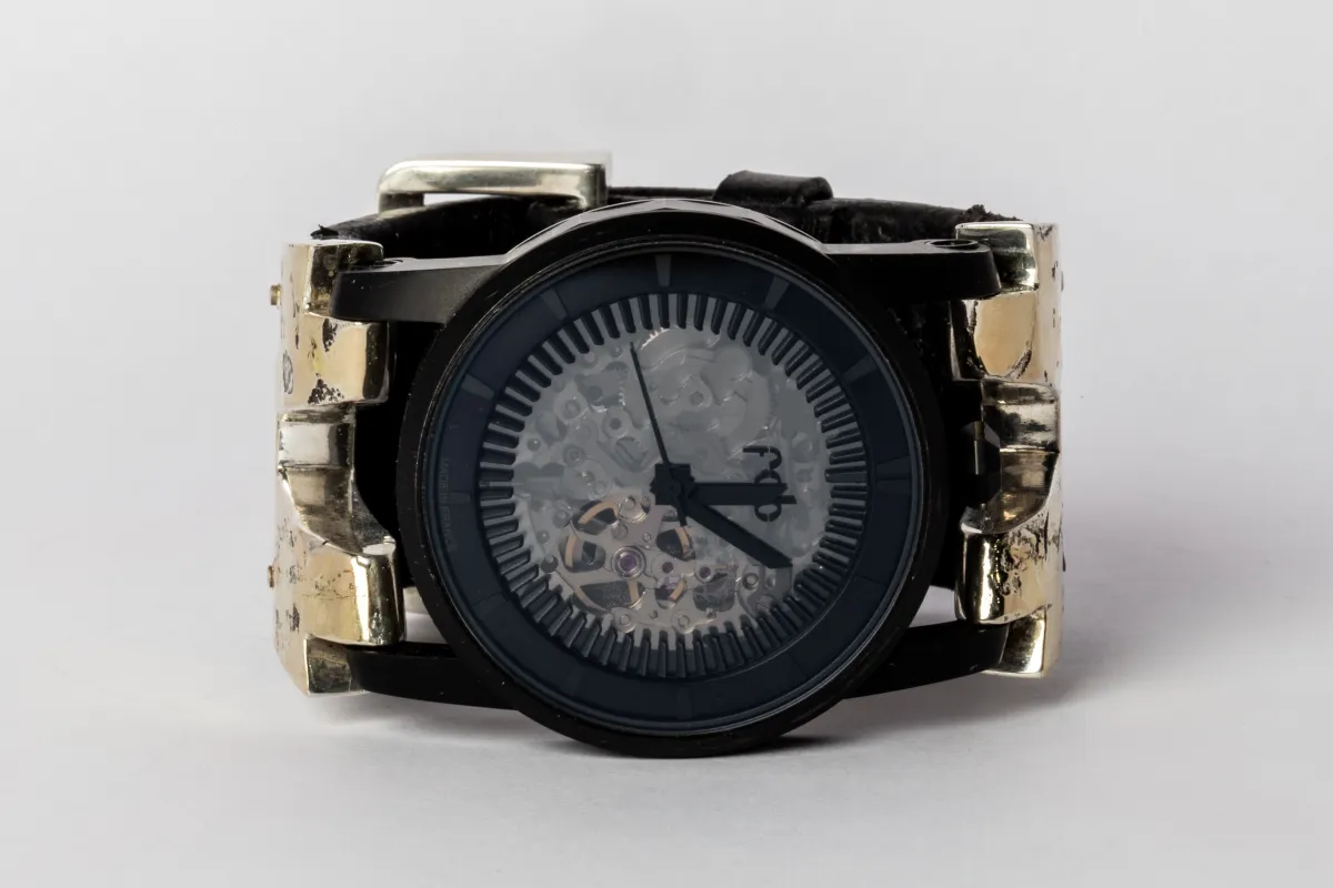 P4—FOB Watch #523 (Hyperstrap-V [Buckle], Black Matte, PA18K-NG) sold by Parts of Four